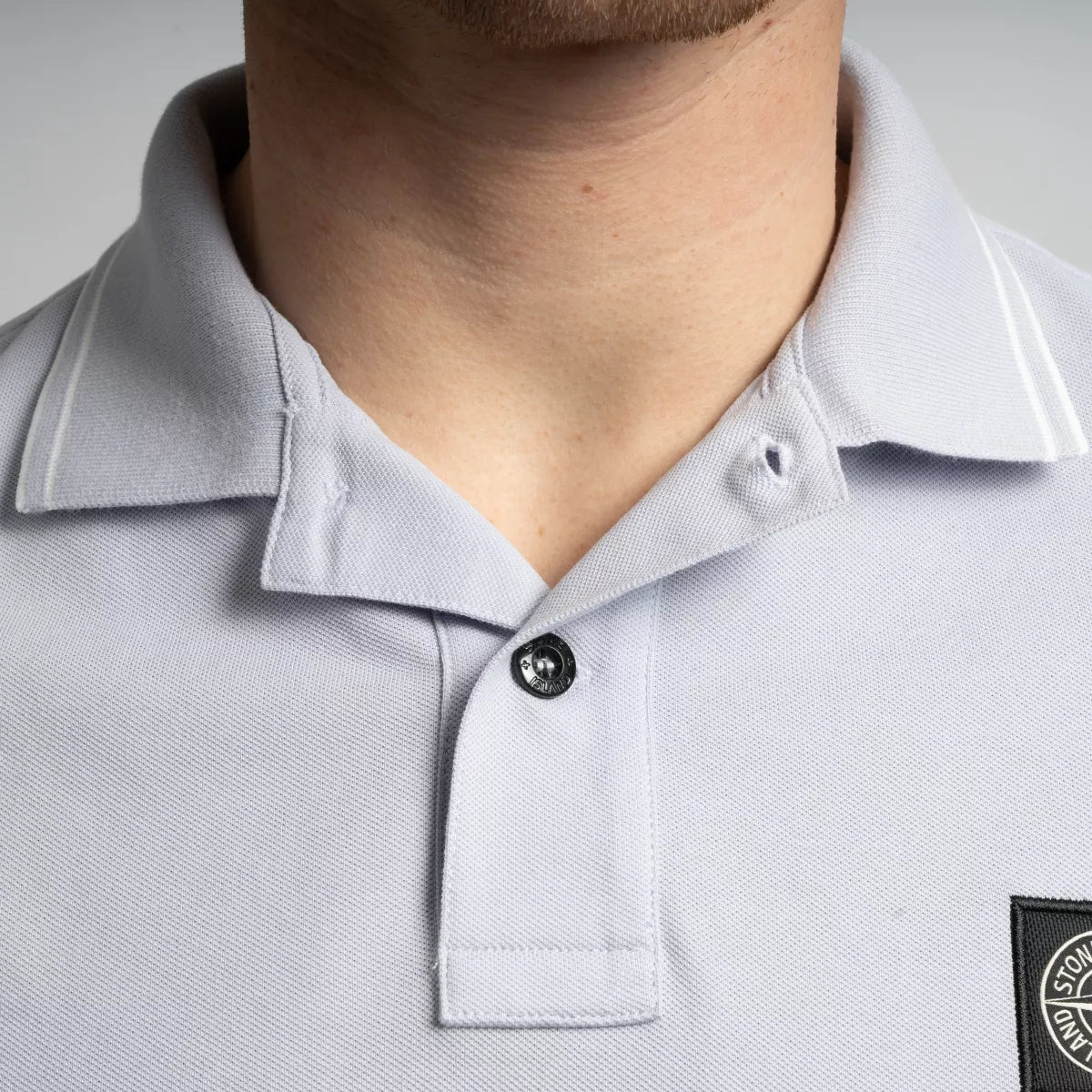 Stone Island Polo Lila | Cotton Piqué