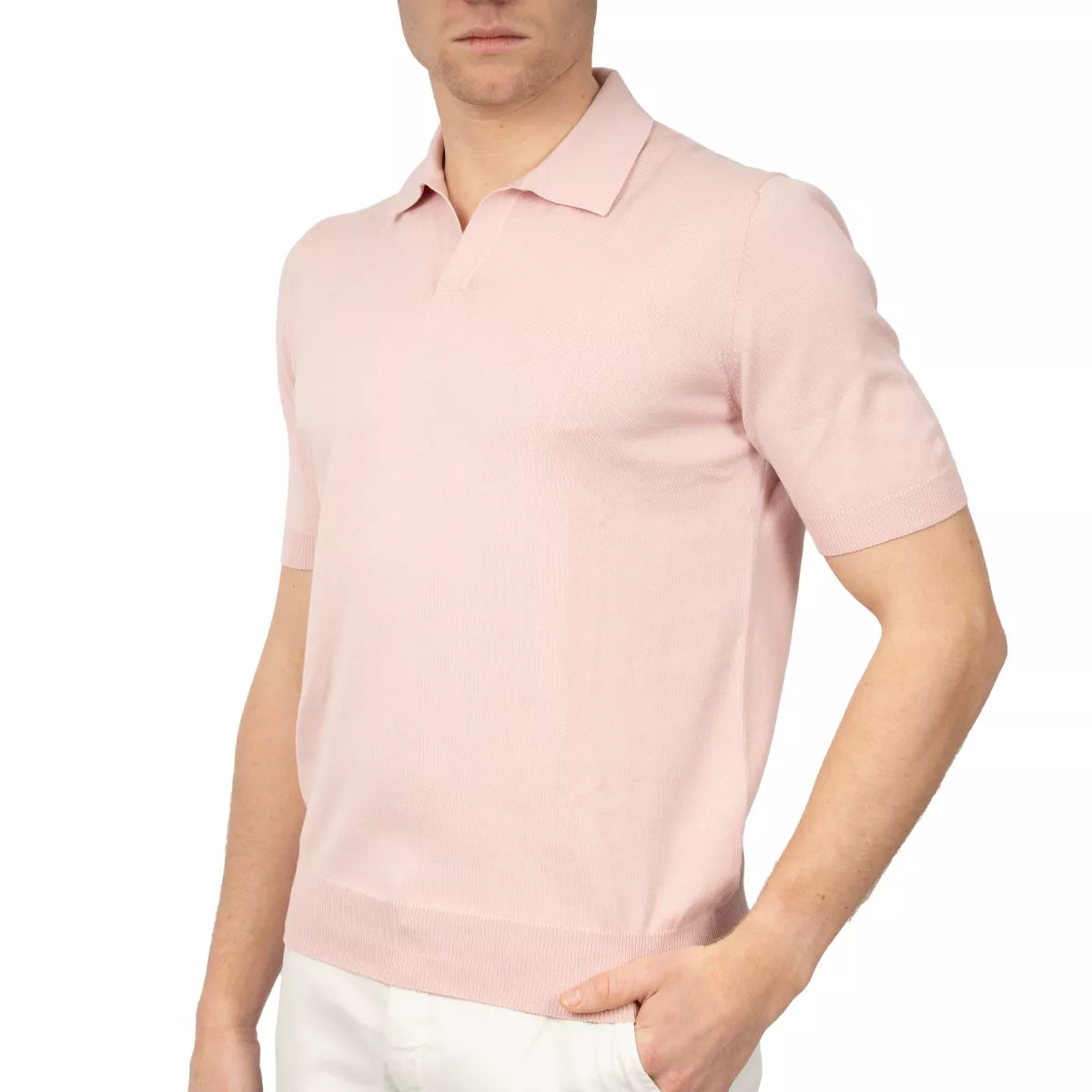 Gran Sasso Polo Roze | Egyptian Cotton