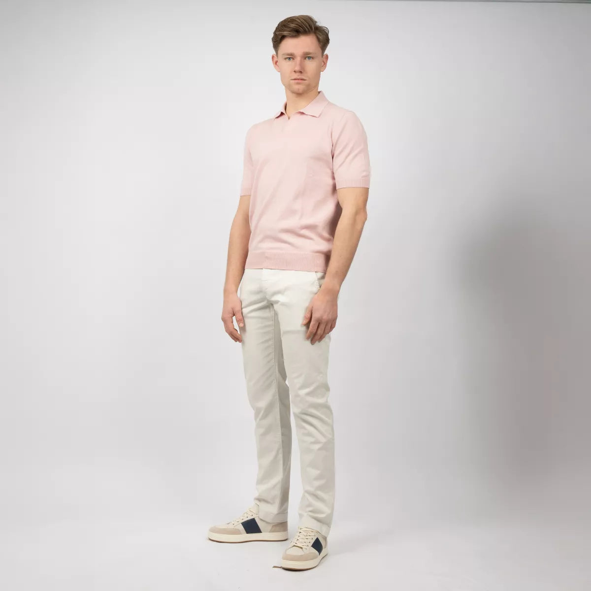 Gran Sasso Polo Roze | Egyptian Cotton