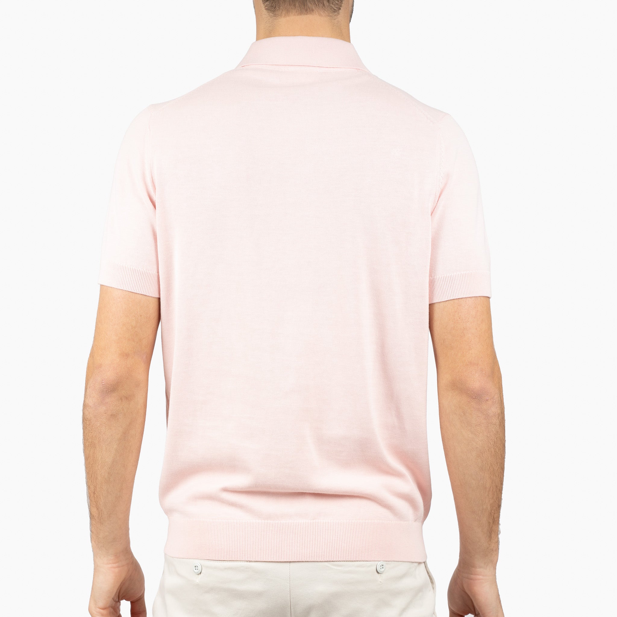 SEVEN DIALS Gebreide Polo Roze | Fillin