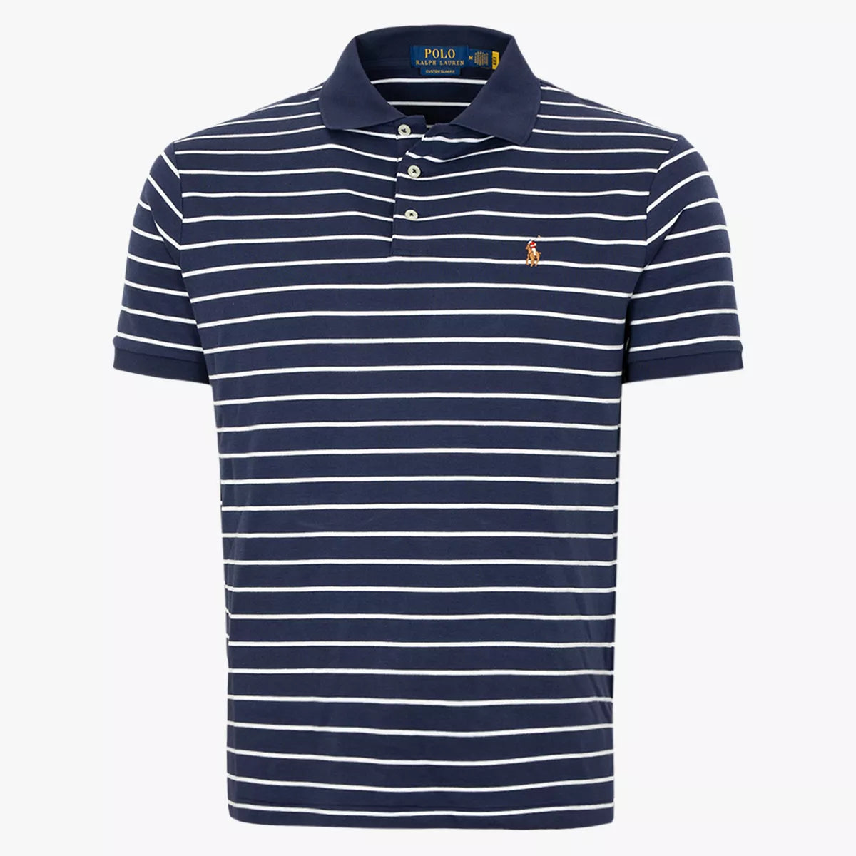 Ralph Lauren Polo donkerblauw gestreept