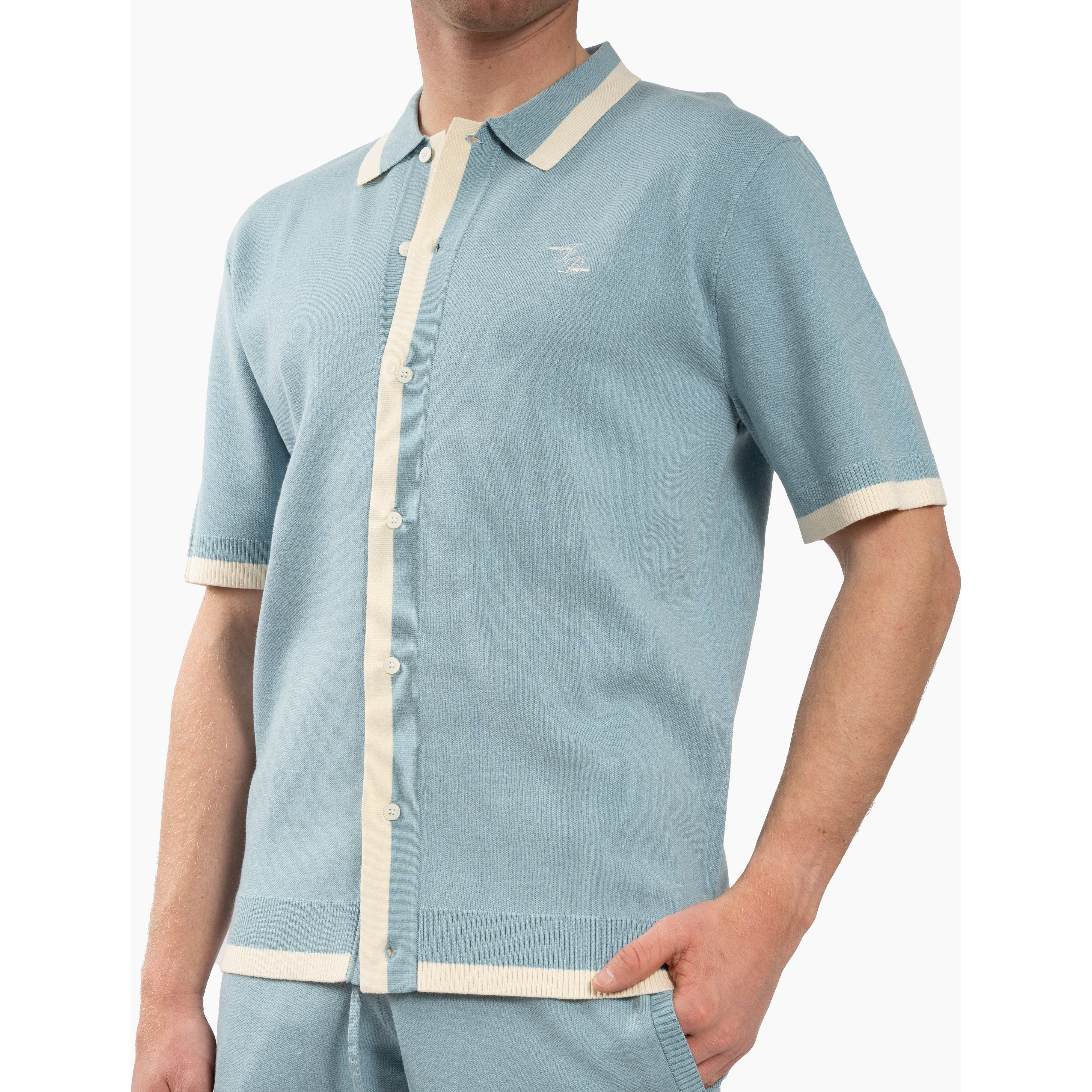 Filling Pieces Doorknoop Polo Lichtblauw | Gardener