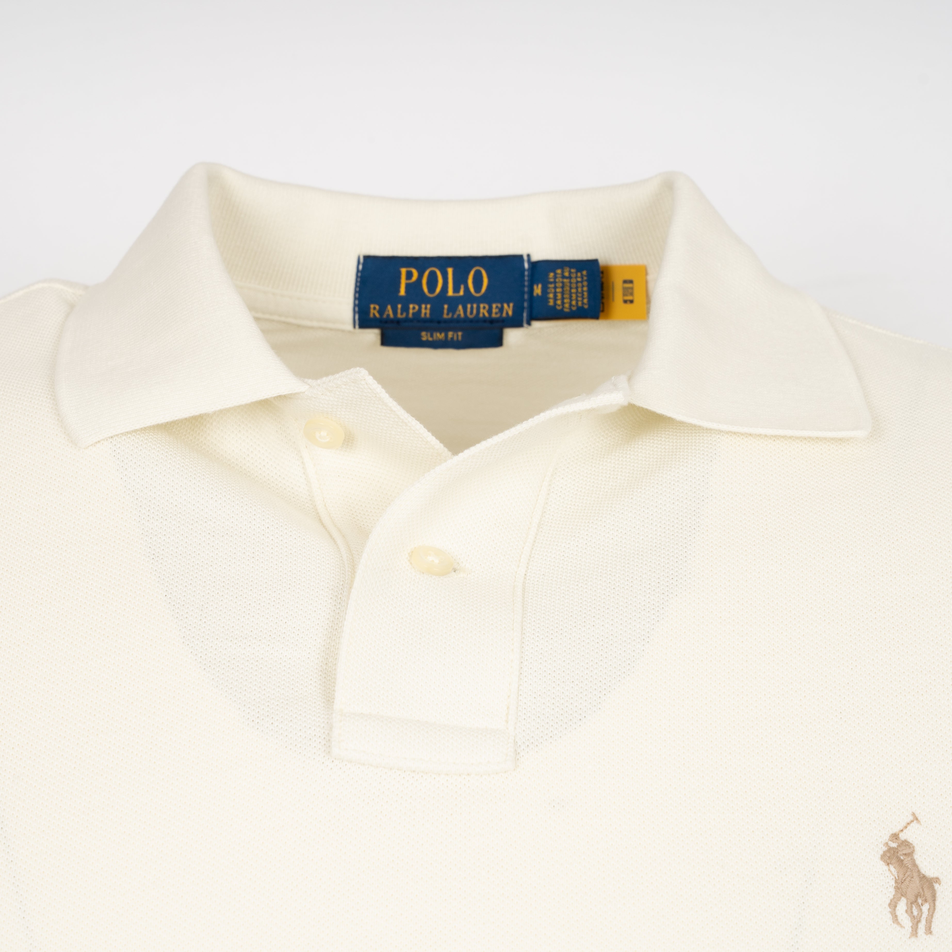 Ralph Lauren Polo Crème | Slim Fit