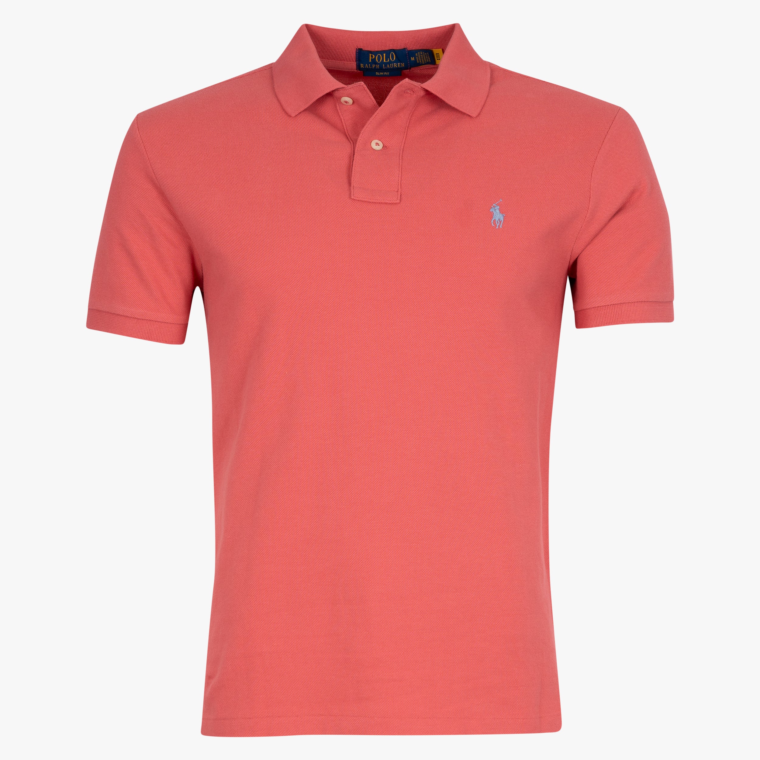Ralph Lauren Polo Koraal Roze | Slim Fit