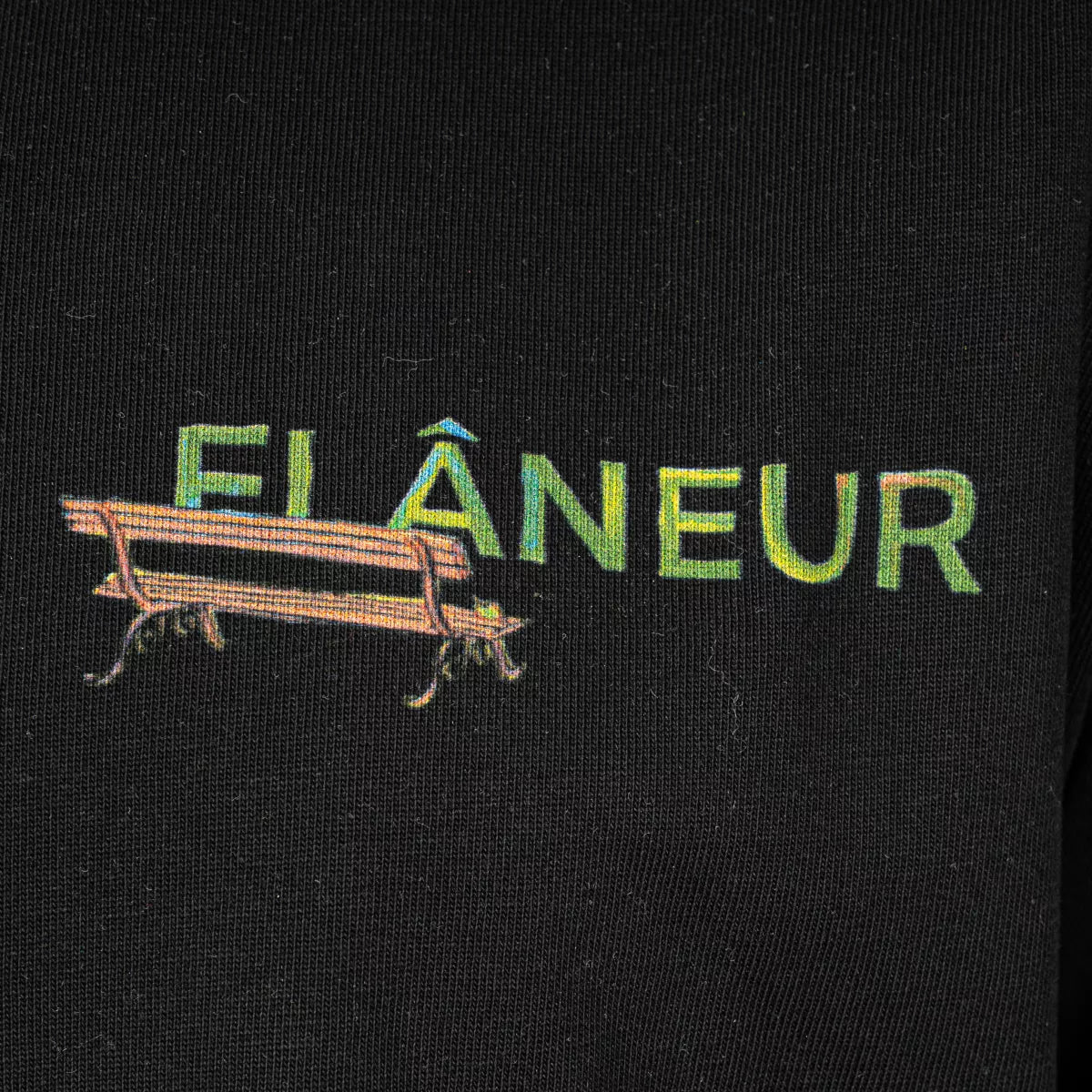 Flaneur Shirt met Backprint Zwart | Lanterns of Love