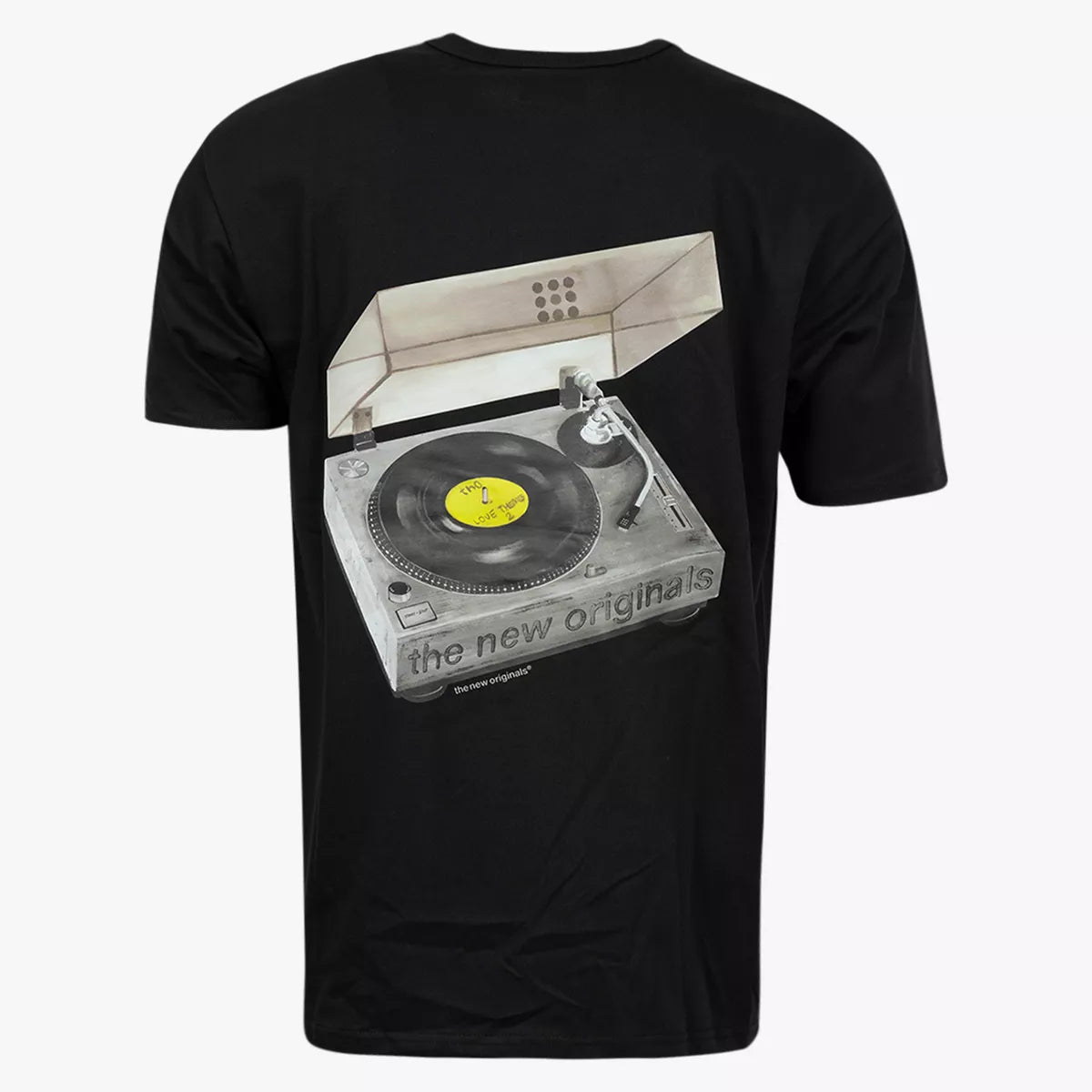 The New Originals Shirt met Backprint Zwart | Turntable Tee