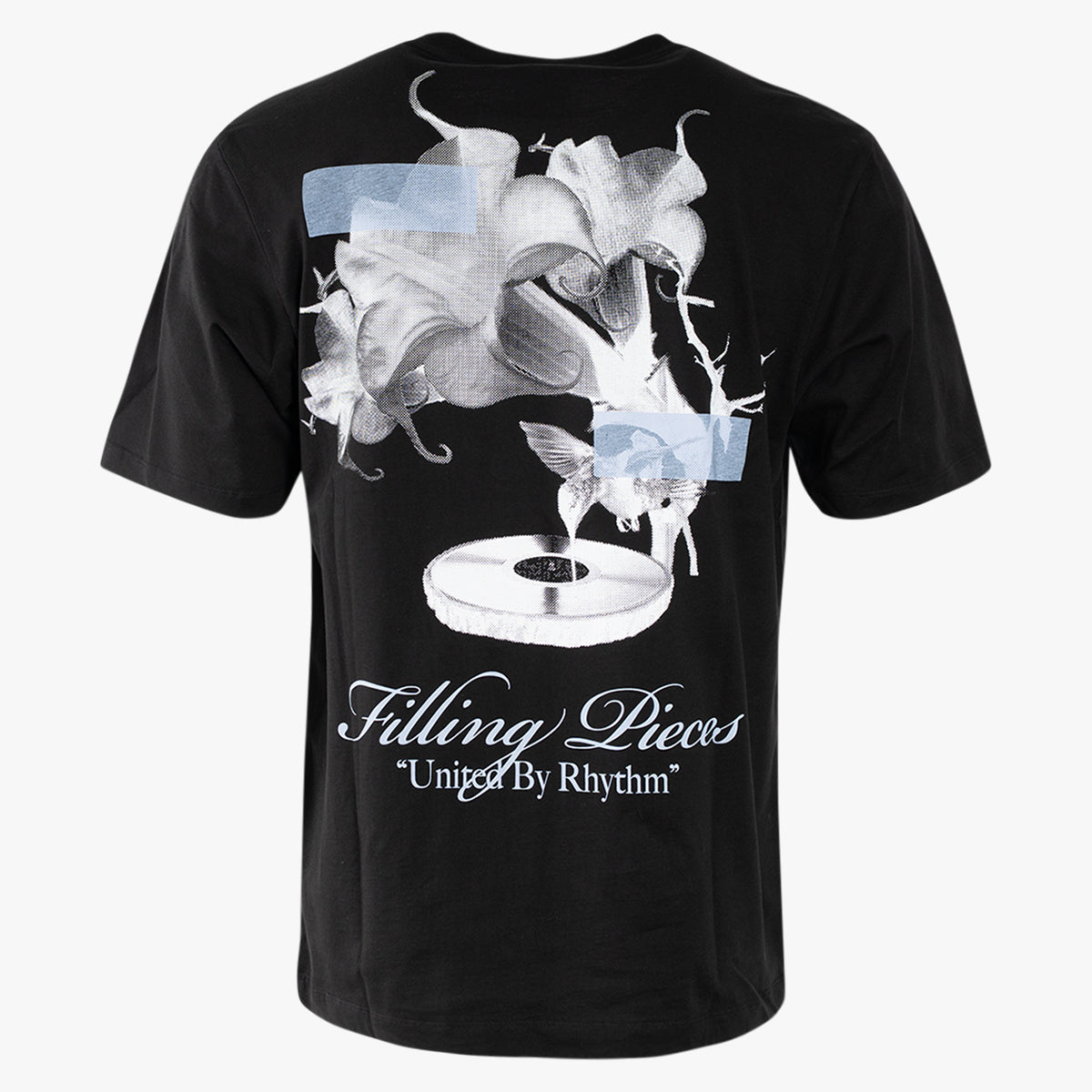Filling Pieces T-Shirt met Backprint Zwart | Grammophone