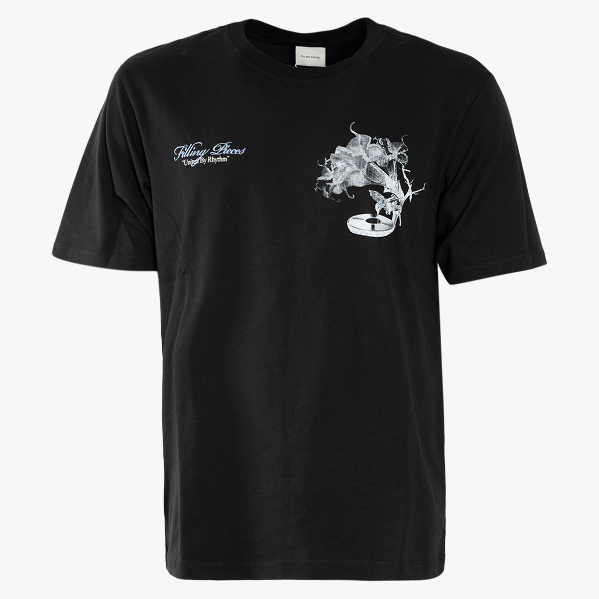 Filling Pieces T-Shirt met Backprint Zwart | Grammophone