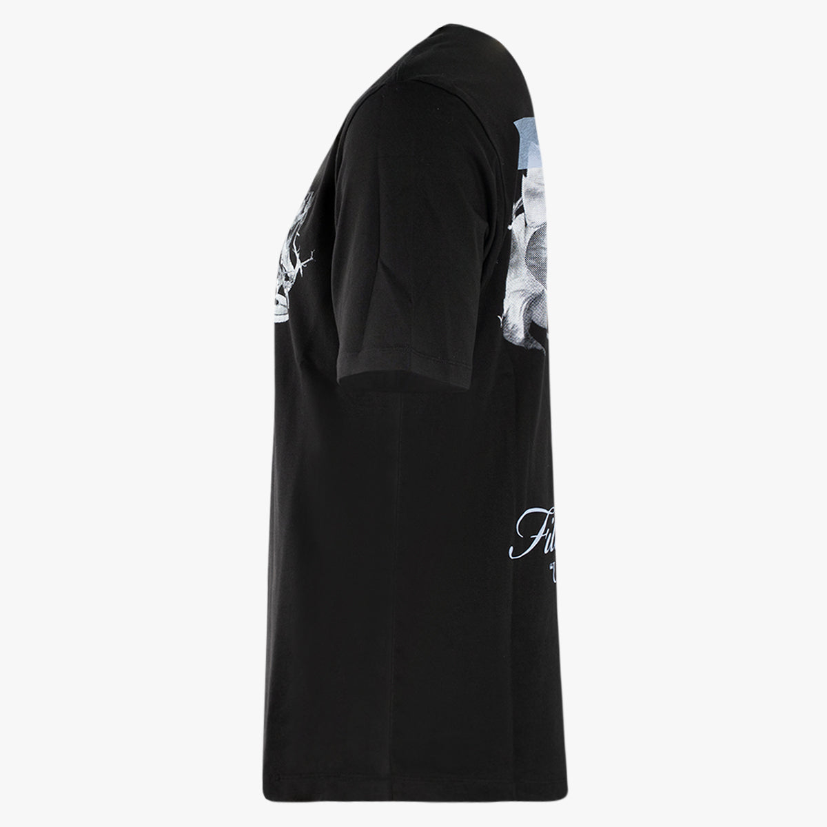 Filling Pieces T-Shirt met Backprint Zwart | Grammophone