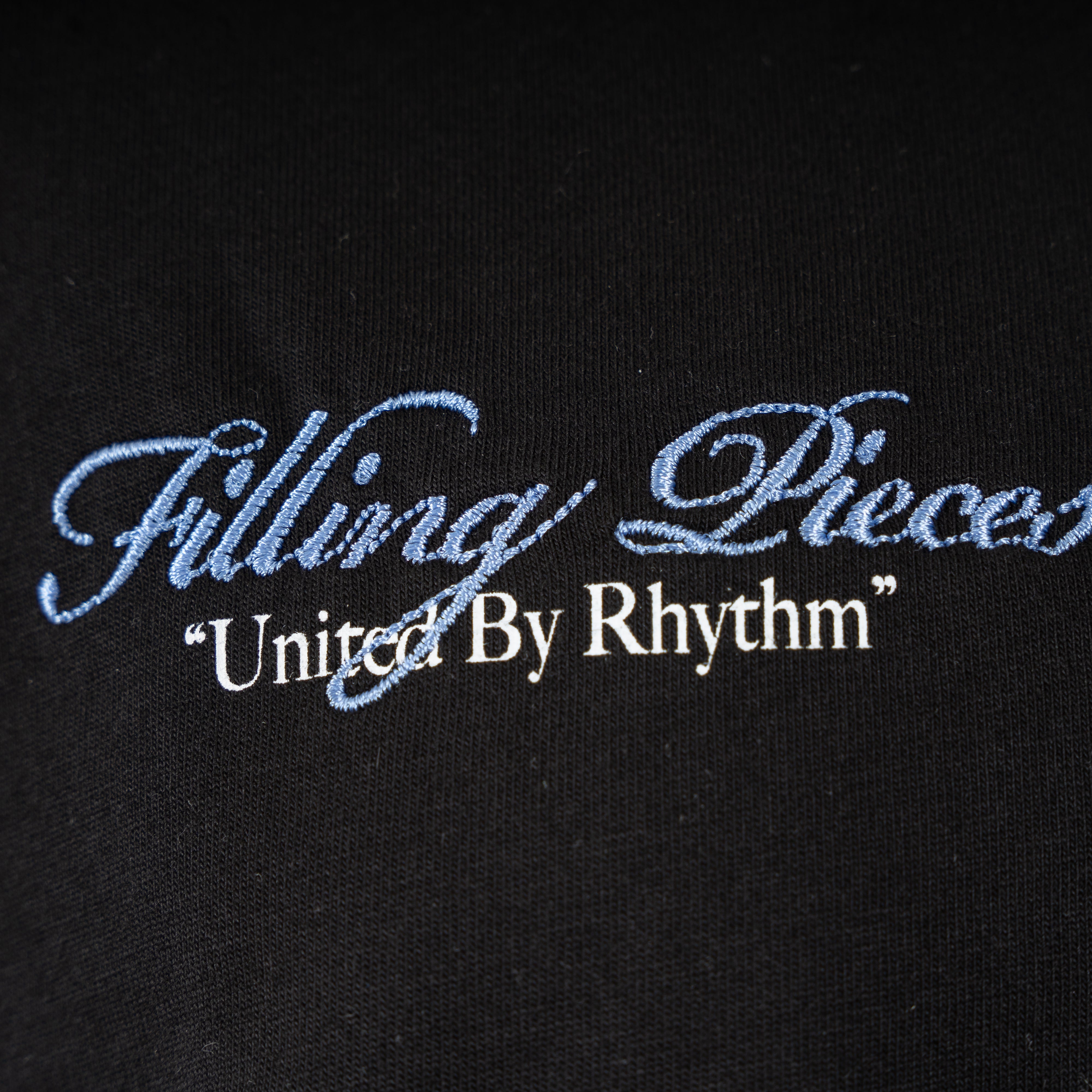Filling Pieces T-Shirt met Backprint Zwart | Grammophone