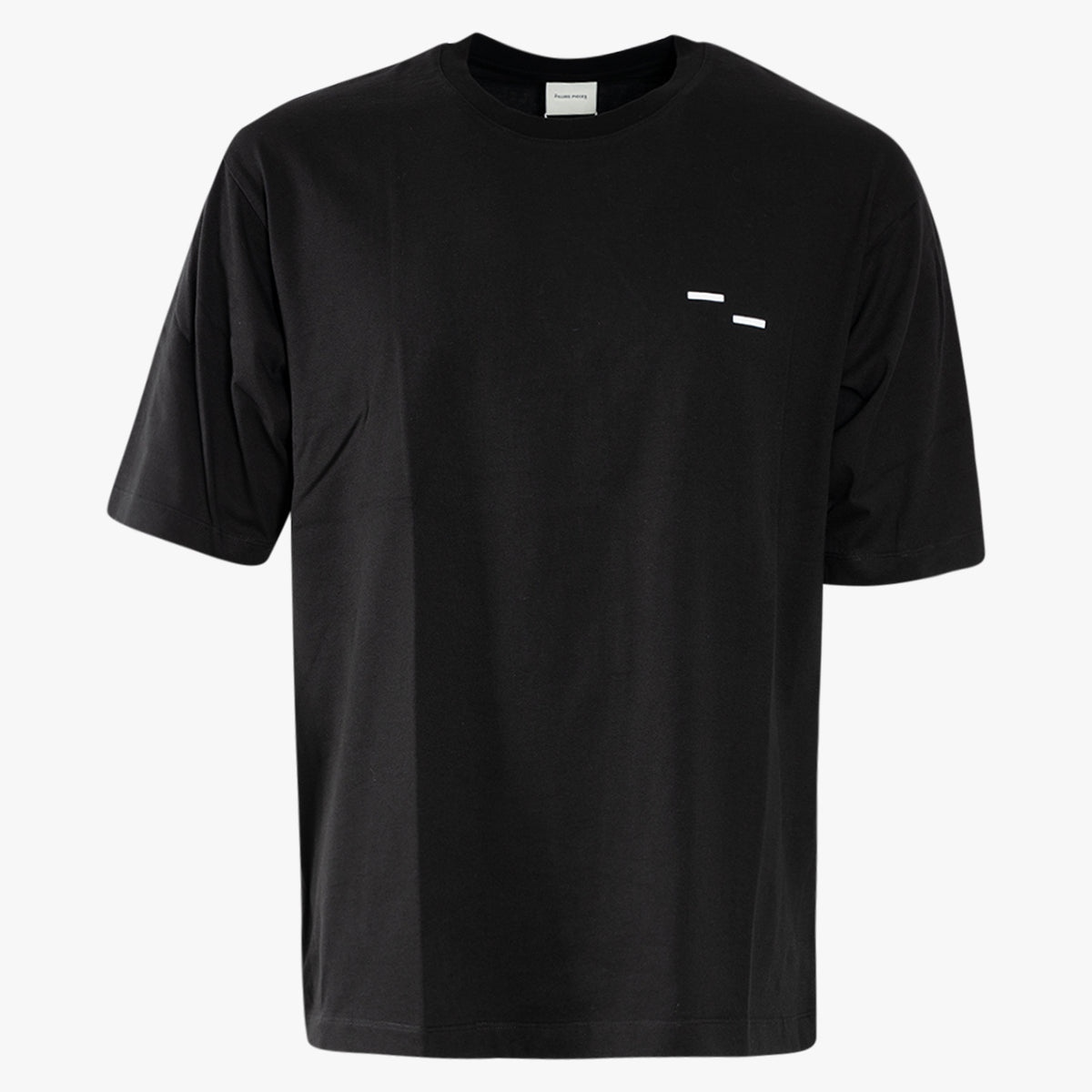 Filling Pieces T-Shirt met Backprint Zwart | Boxy Handshake Rhythm