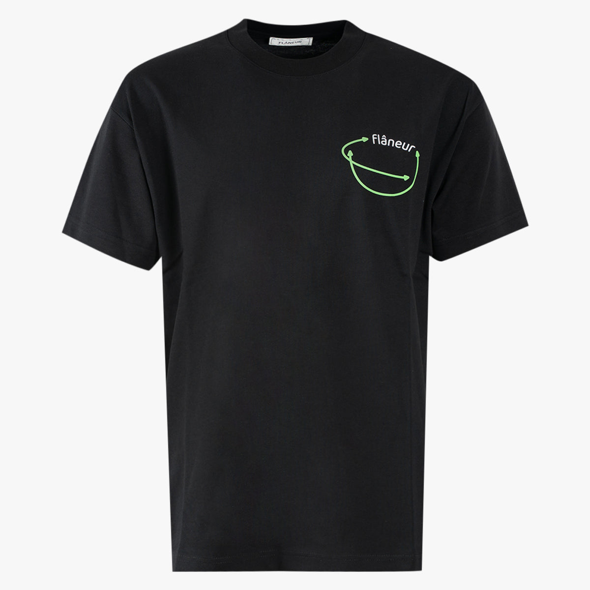 Flaneur T-shirt zwart | Vision