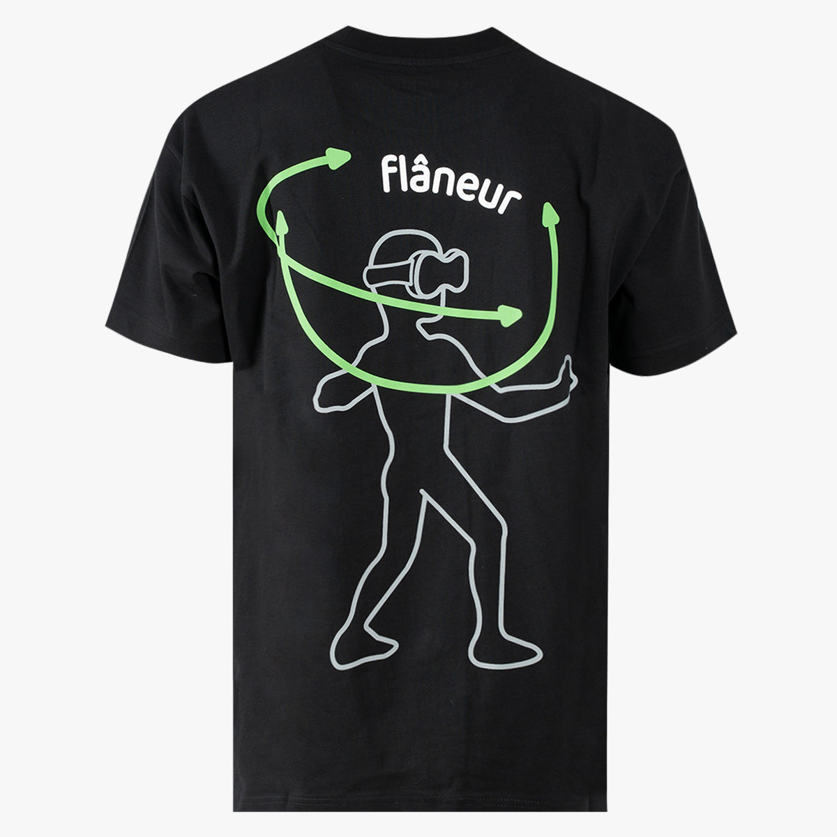 Flaneur T-shirt zwart | Vision