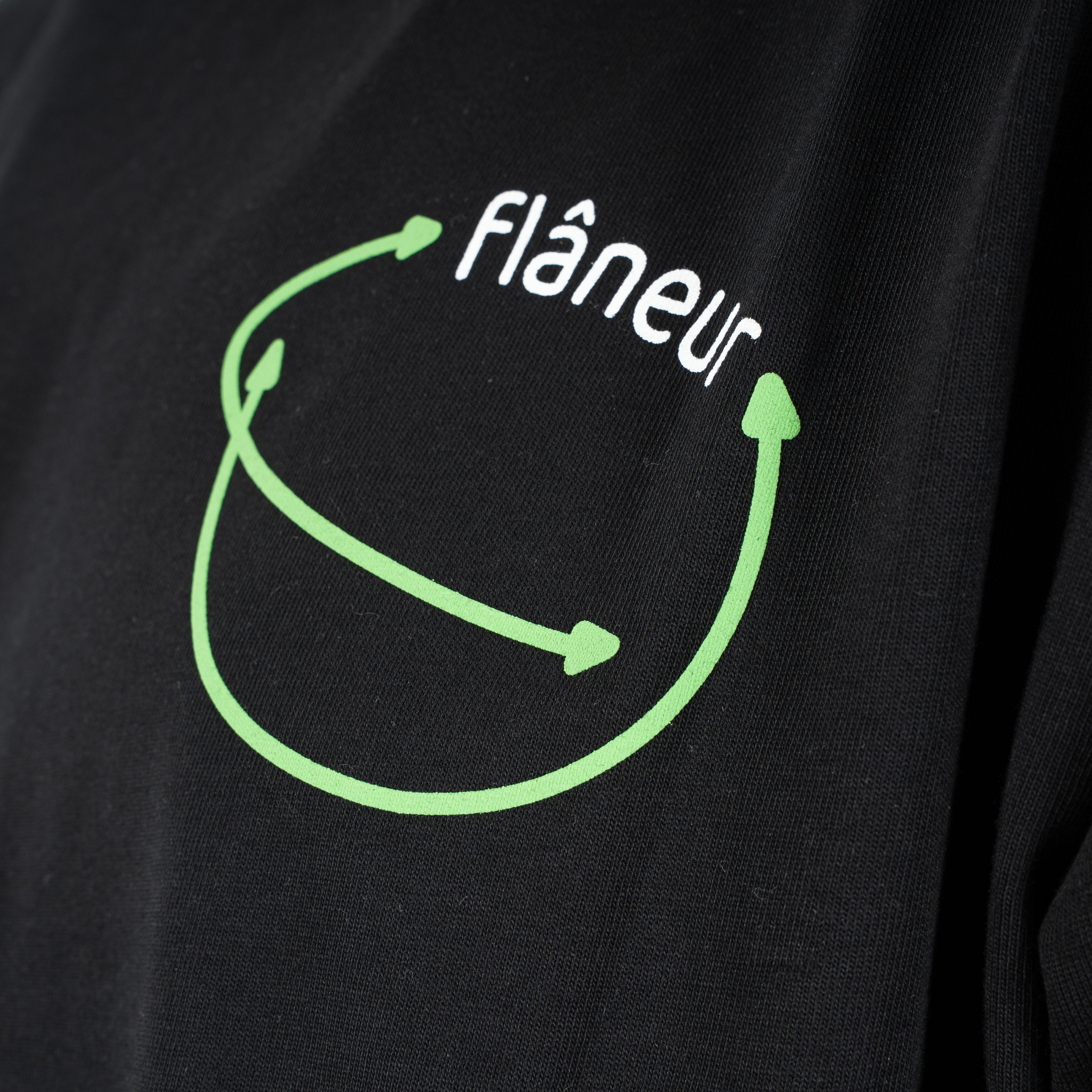 Flaneur T-shirt zwart | Vision
