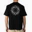 Stone Island T-Shirt Backprint Zwart | Outline Compass
