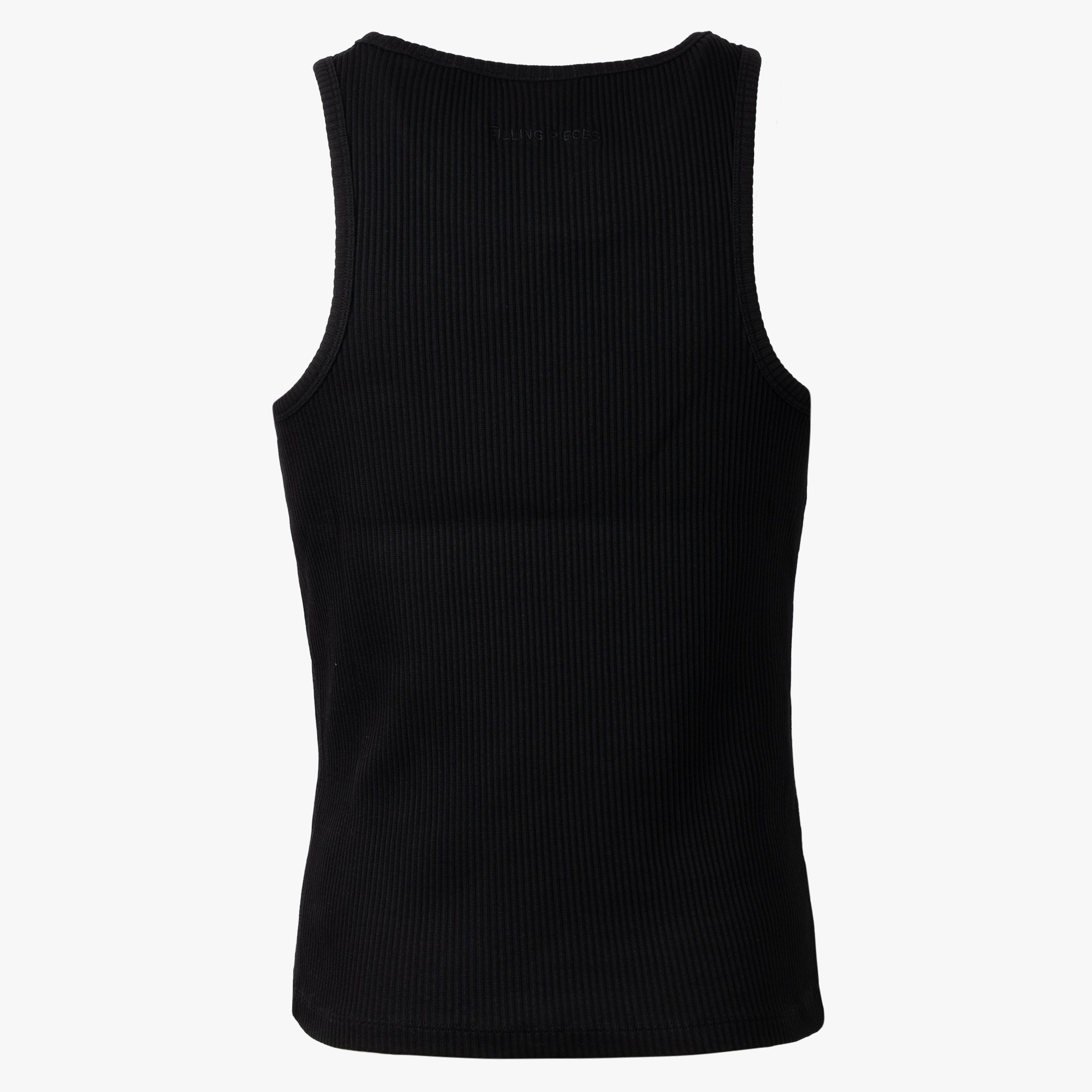 Filling Pieces Tank Top Zwart | Ribbed