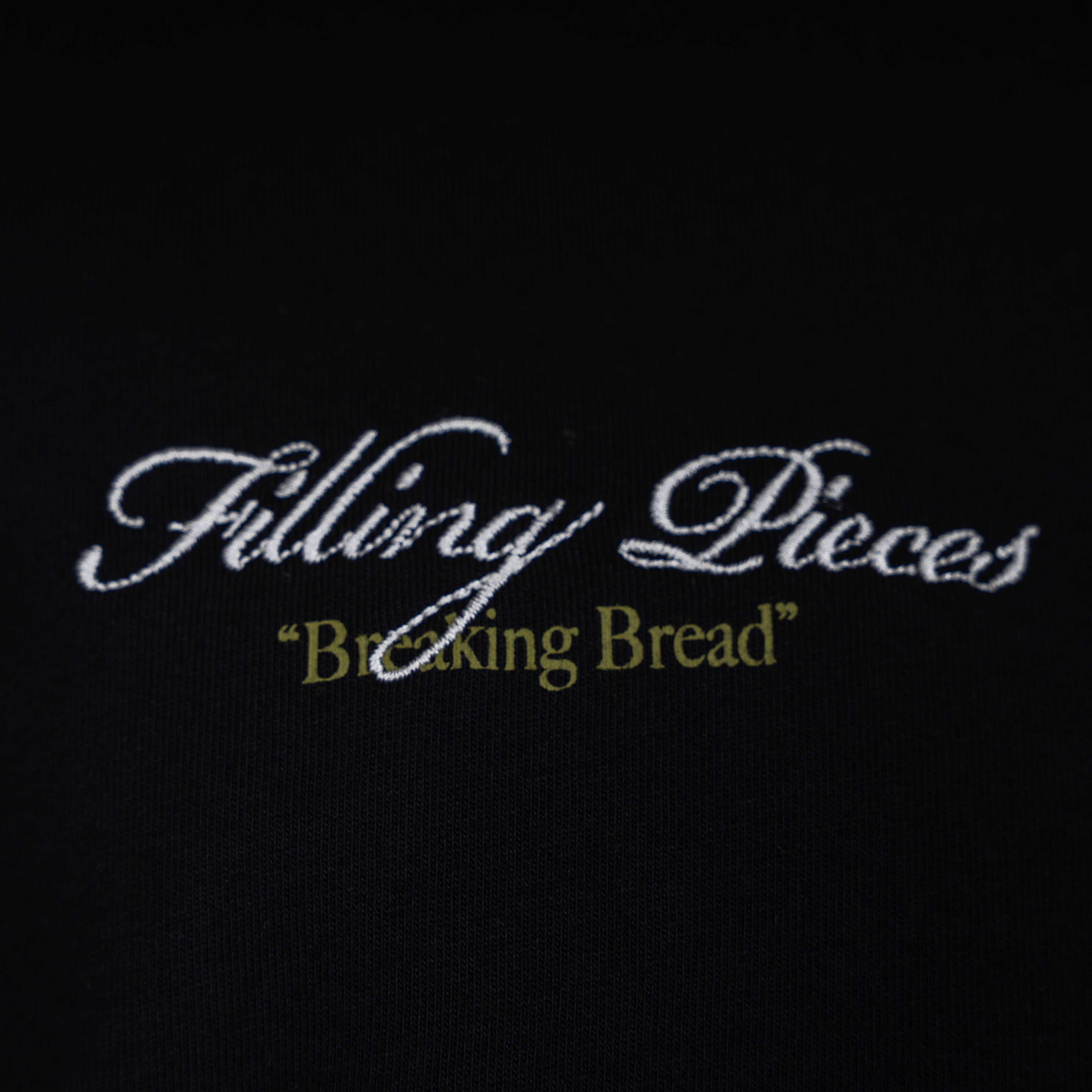 Filling Pieces T-Shirt Backprint Zwart | Pepper