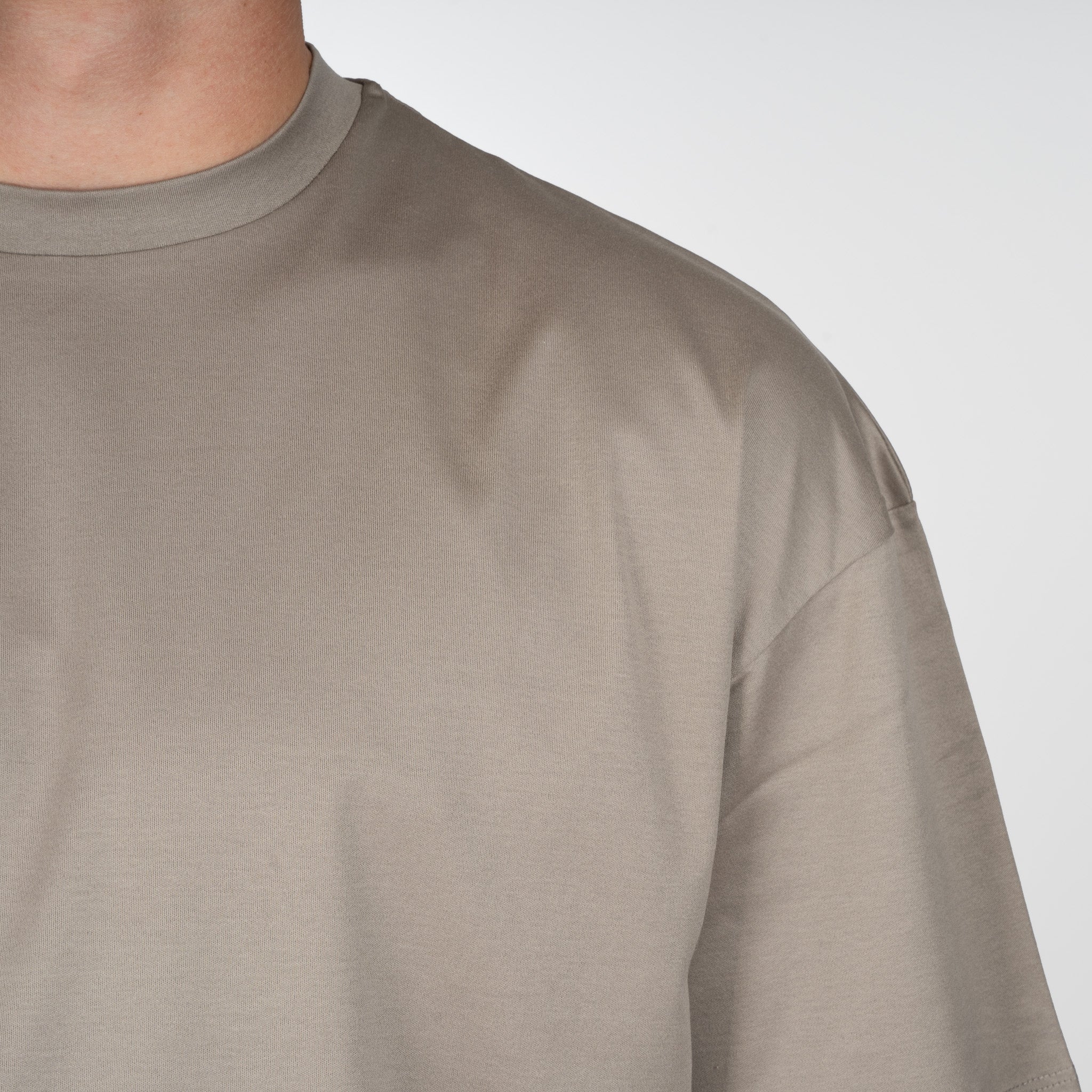 Valenza T-Shirt Grijs | Interlock Supima Oversized