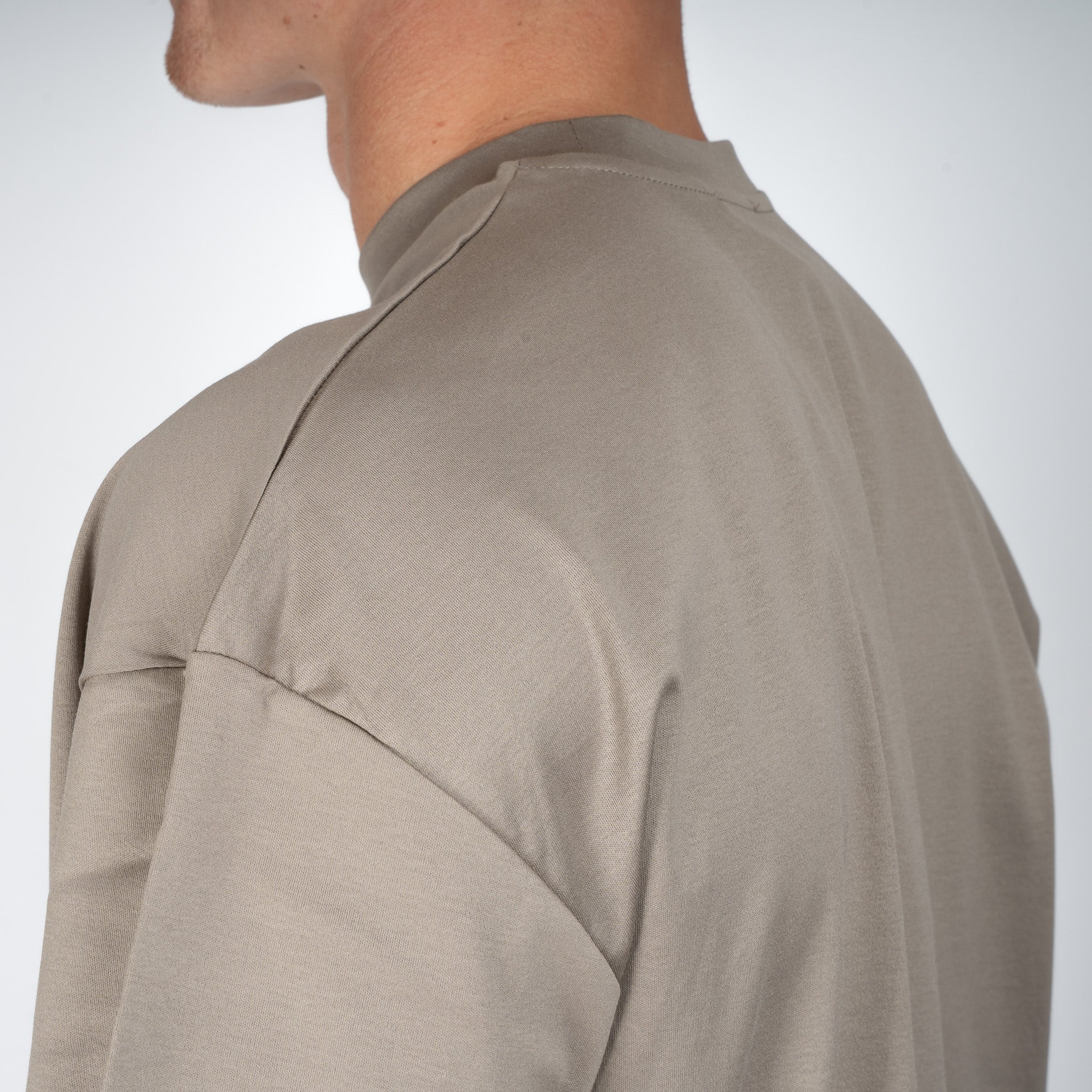 Valenza T-Shirt Grijs | Interlock Supima Oversized