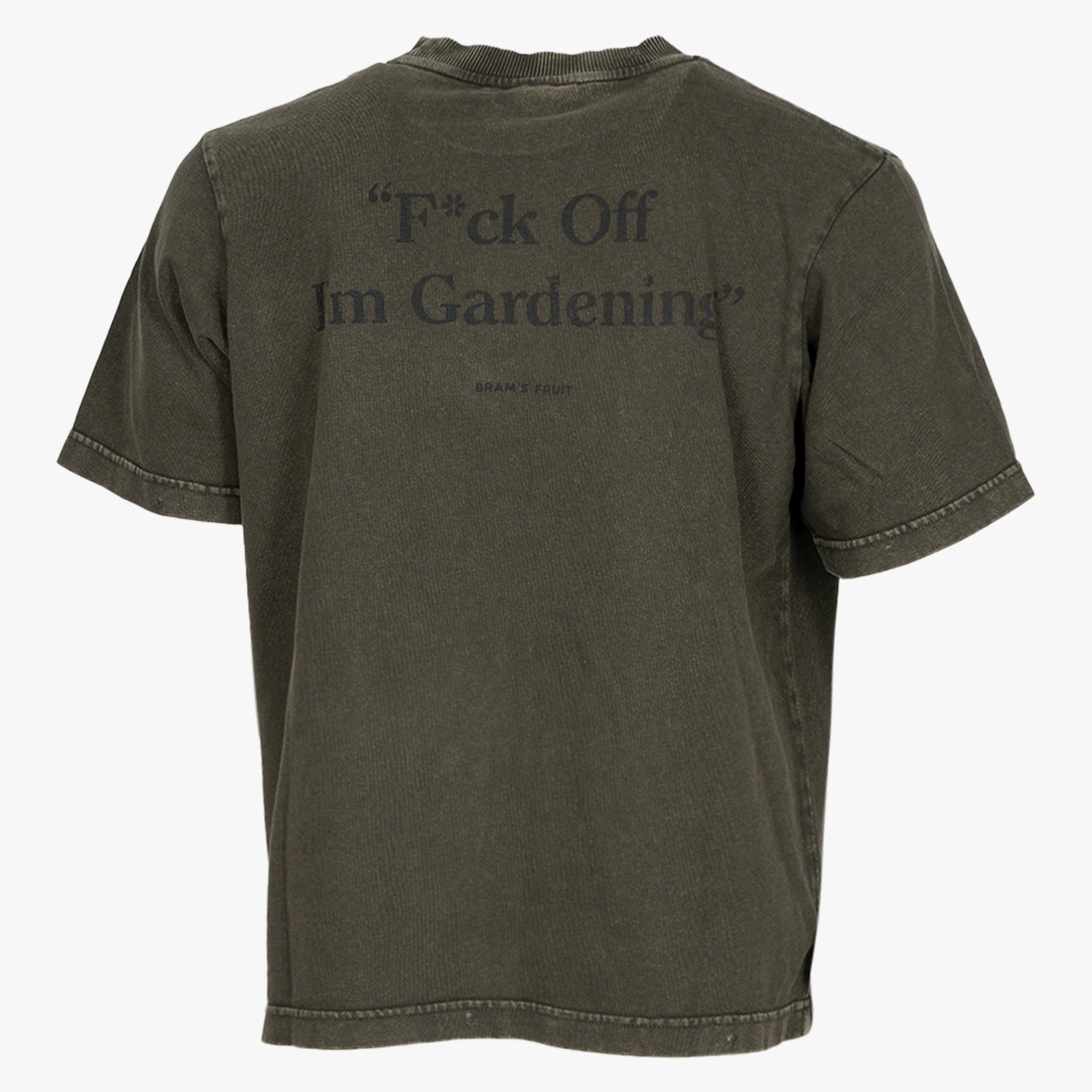 Bram's Fruit T-Shirt met Backprint Donkergrijs | F*ck Off Distressed