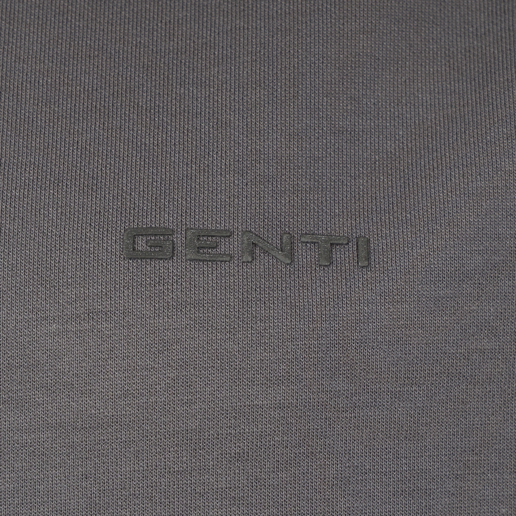 Genti T-Shirt Grijs | Relaxed Fit Cotton Tech