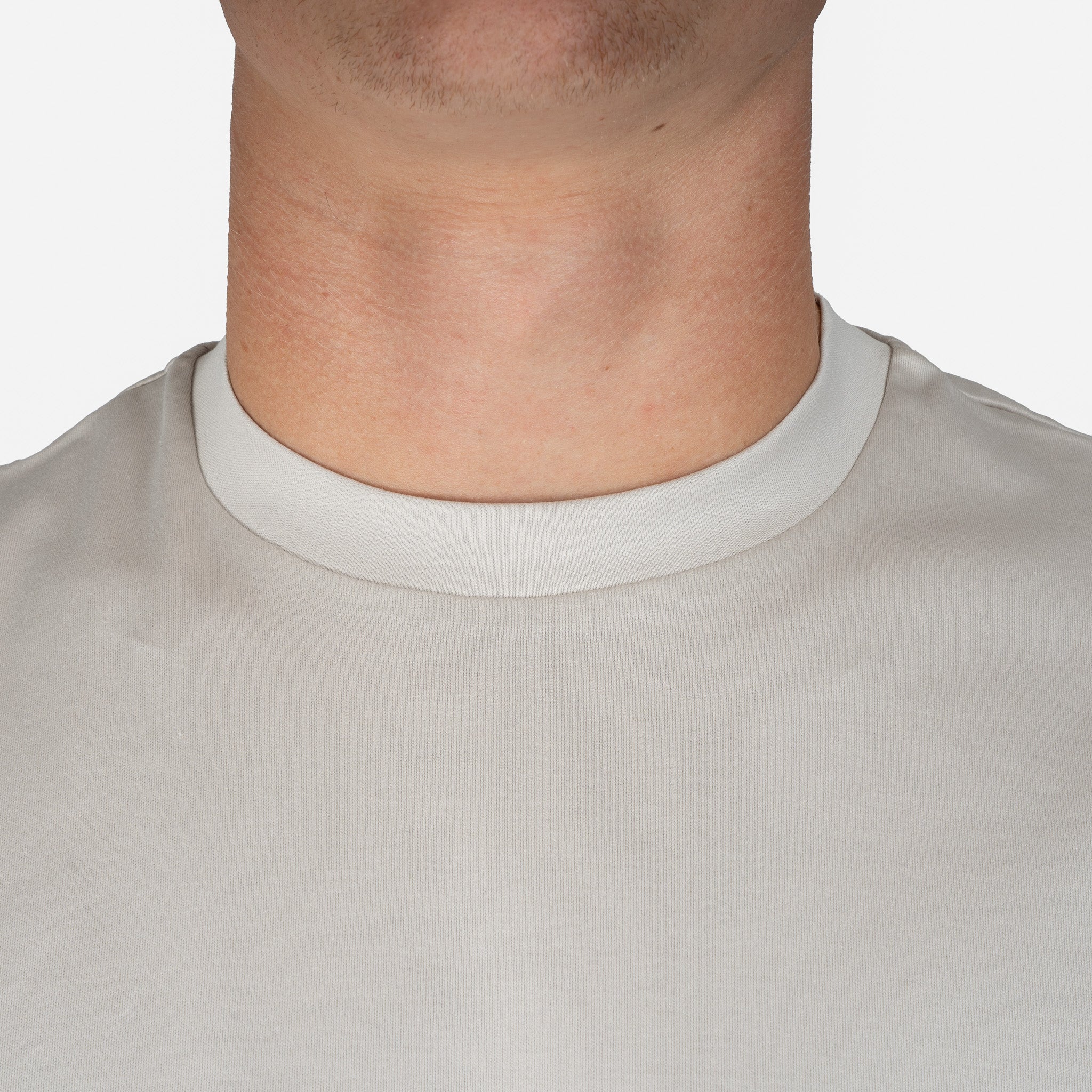 Valenza T-Shirt Parelgrijs | Interlock Supima Oversized