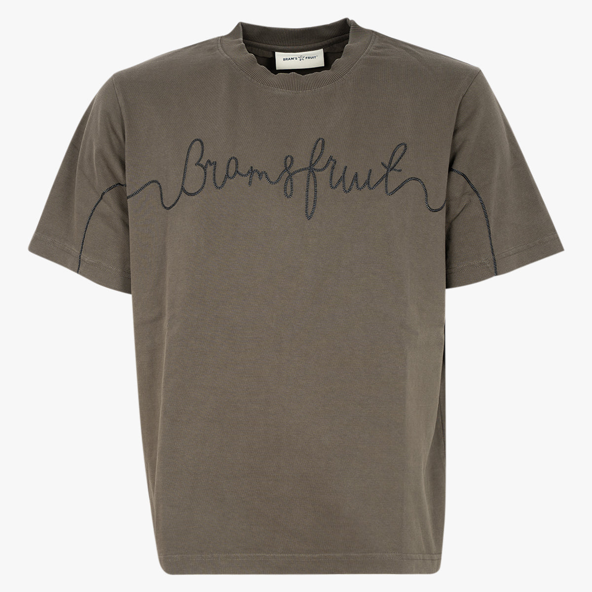 Bram's Fruit T-Shirt Grijs | Garden Hose Chainstitch