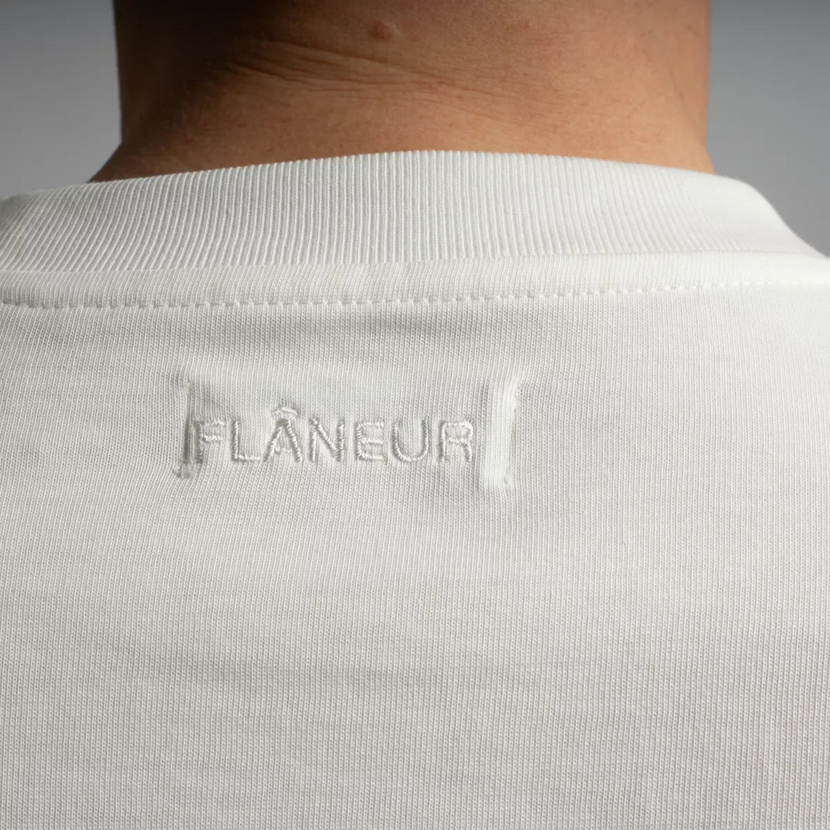 Flaneur Shirt met Backprint Wit | One for the Books