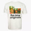 The New Originals Shirt met Backprint Wit | Soundsystem Tee