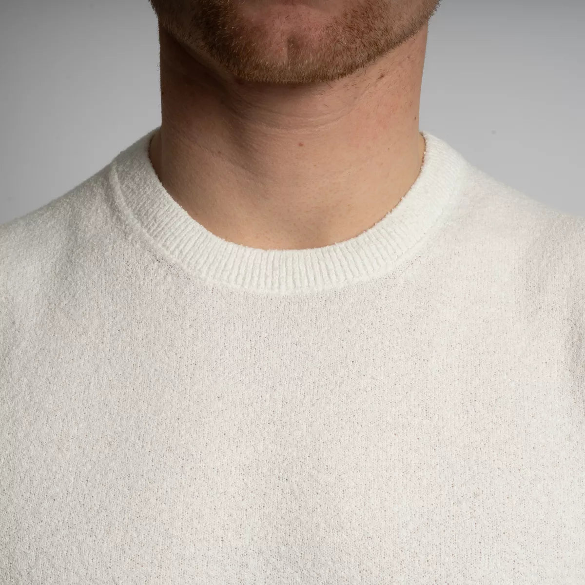 Gran Sasso T-Shirt Wit | Boucle Knit