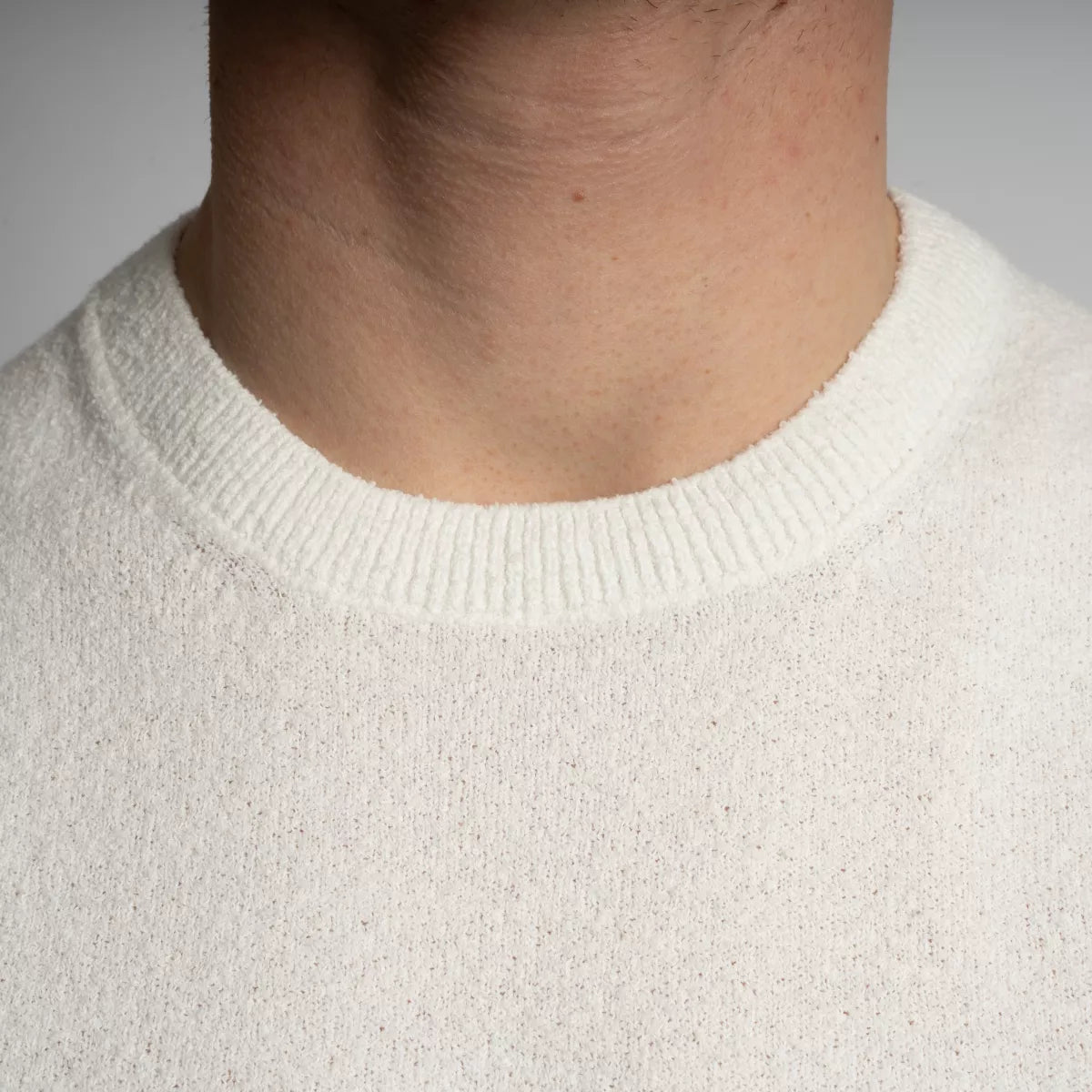 Gran Sasso T-Shirt Wit | Boucle Knit