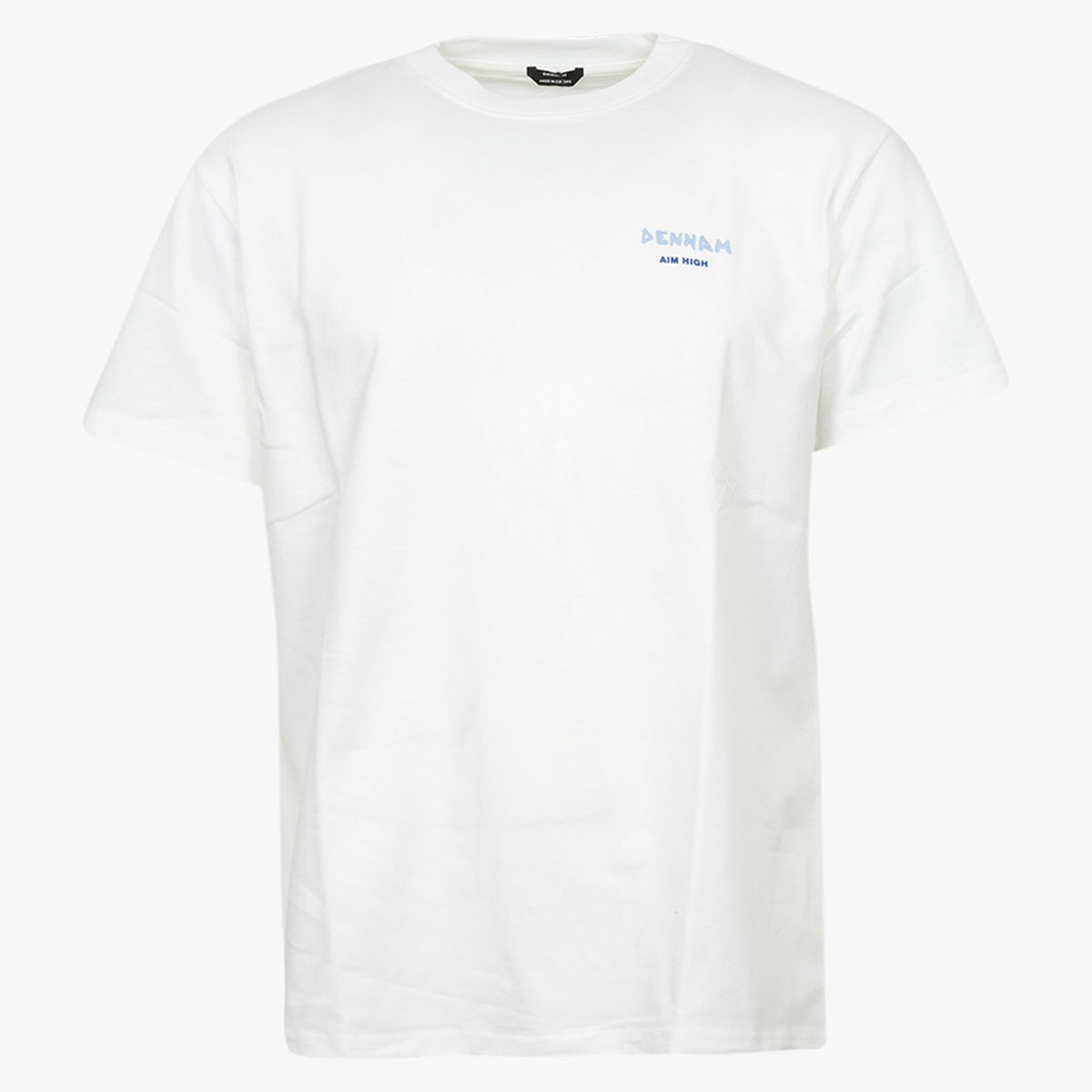 Denham T-shirt met Backprint Wit | Painter Tee