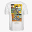 Denham T-Shirt met Backprint Wit | Kabuki Tee