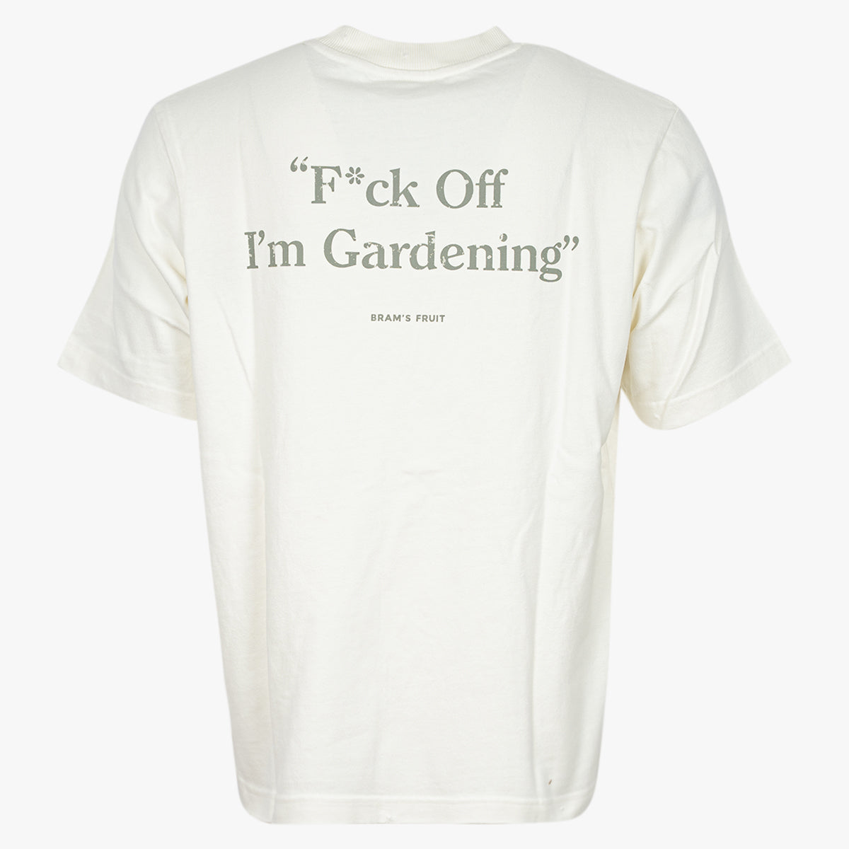 Bram's Fruit T-Shirt Backprint Wit | F*ck Off Distressed