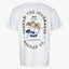 Denham T-Shirt met Backprint Wit | Cupid Tee