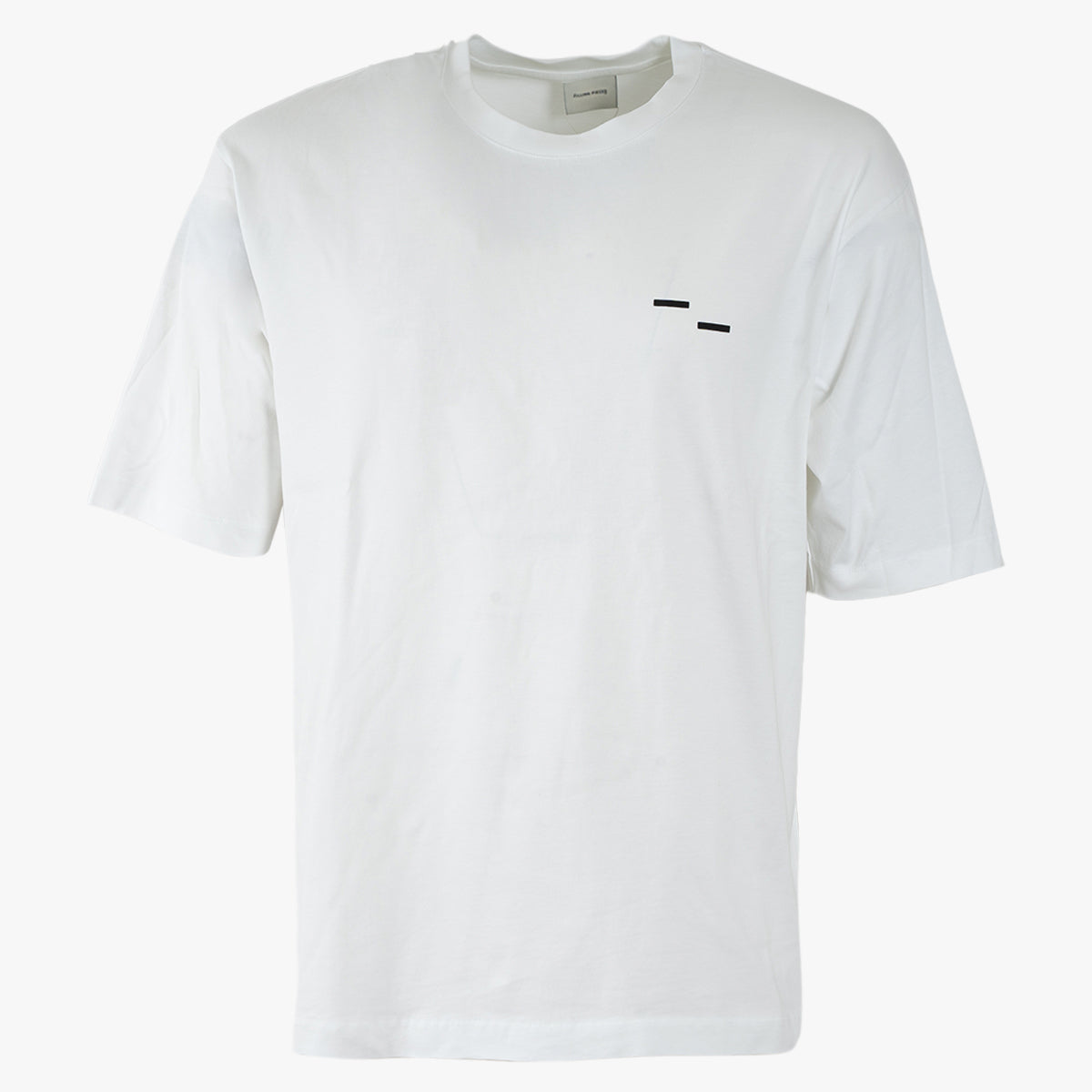 Filling Pieces T-Shirt met Backprint Wit | Boxy Handshake Rhythm