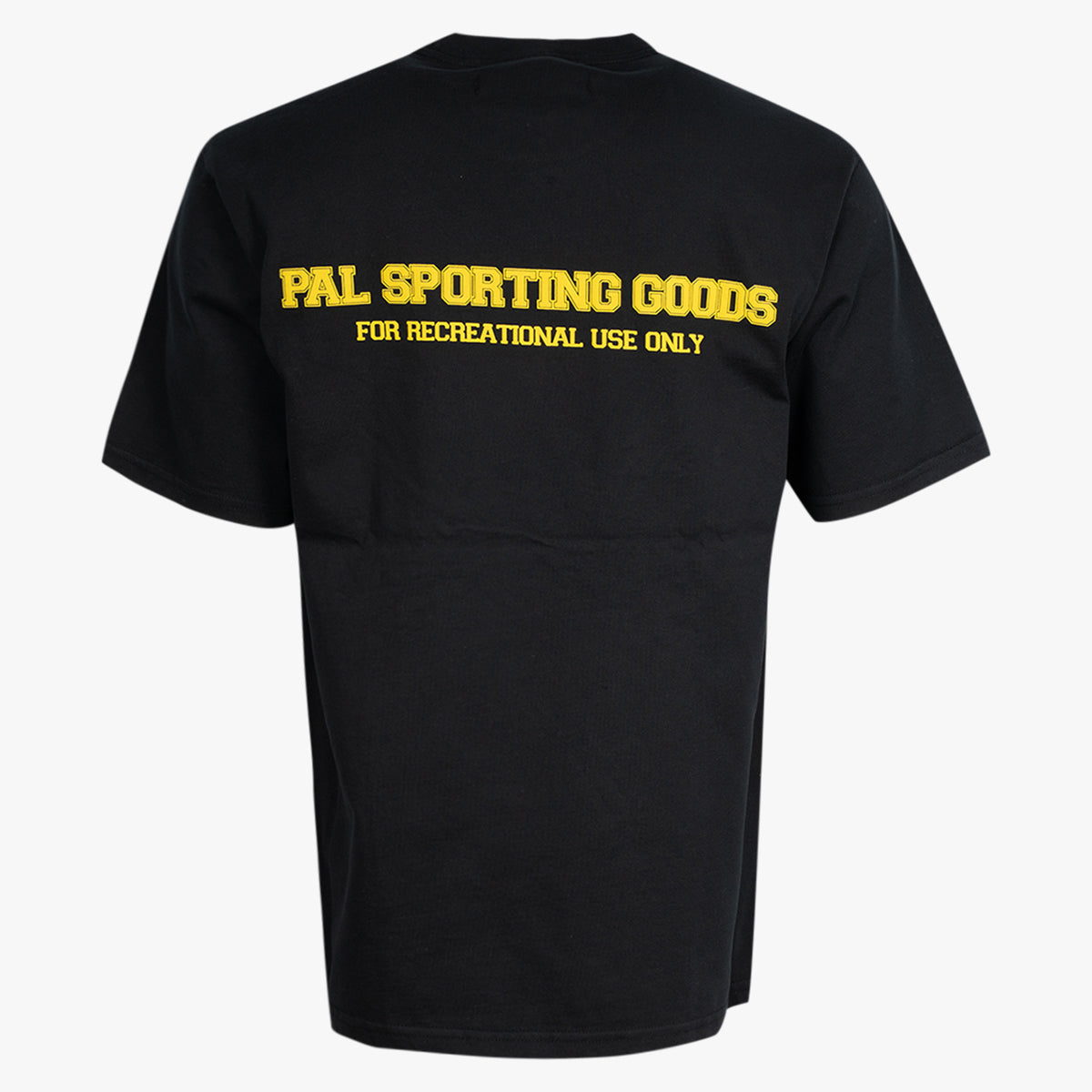Pal Sporting Goods T-Shirt met Backprint Zwart | Recreational Use Only