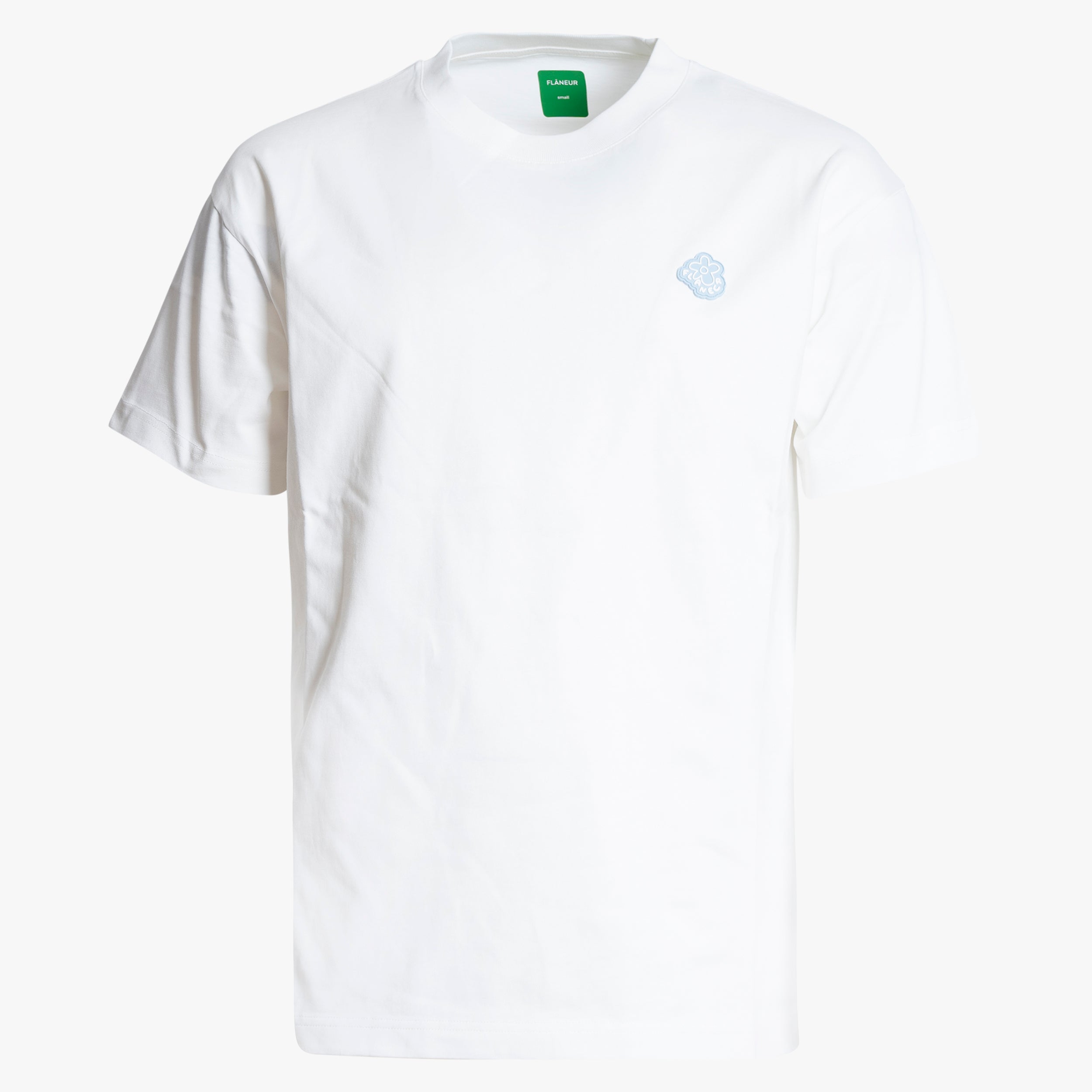 Flaneur T-Shirt Wit | Rubber Blossom