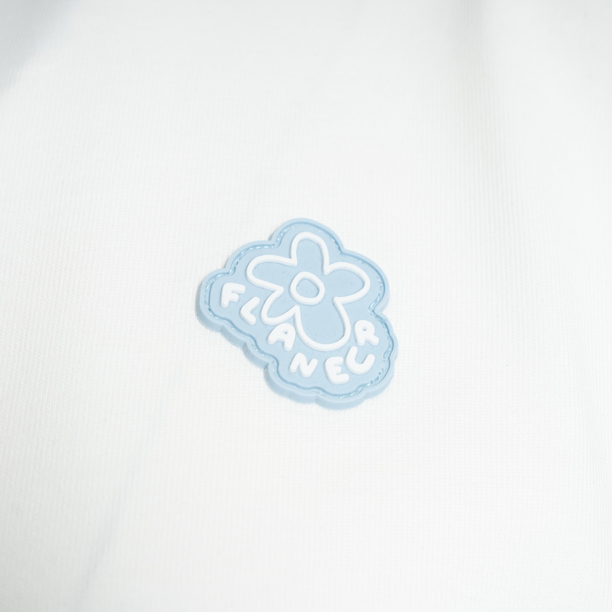 Flaneur T-Shirt Wit | Rubber Blossom