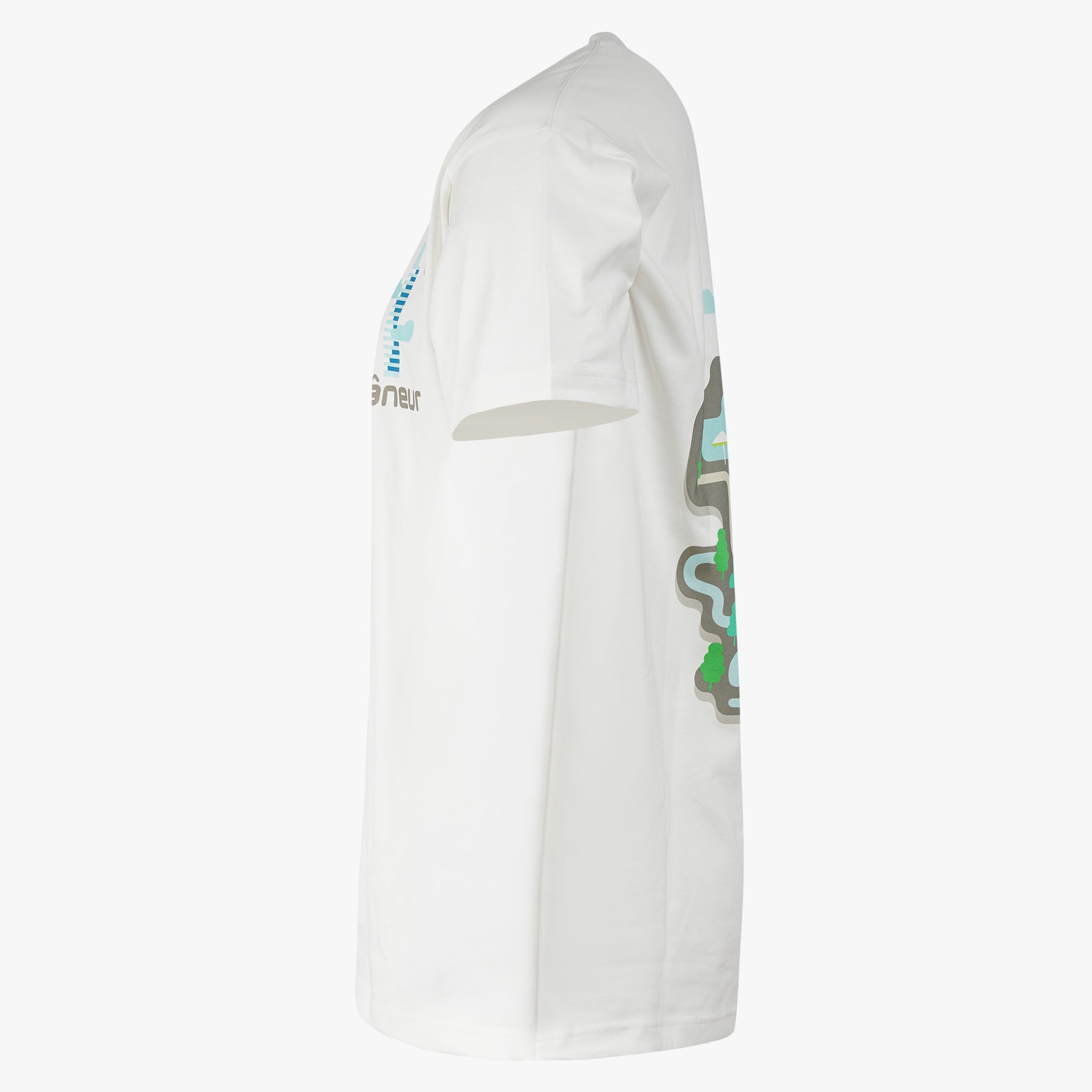 Flaneur T-Shirt Backprint Wit | Festival Map