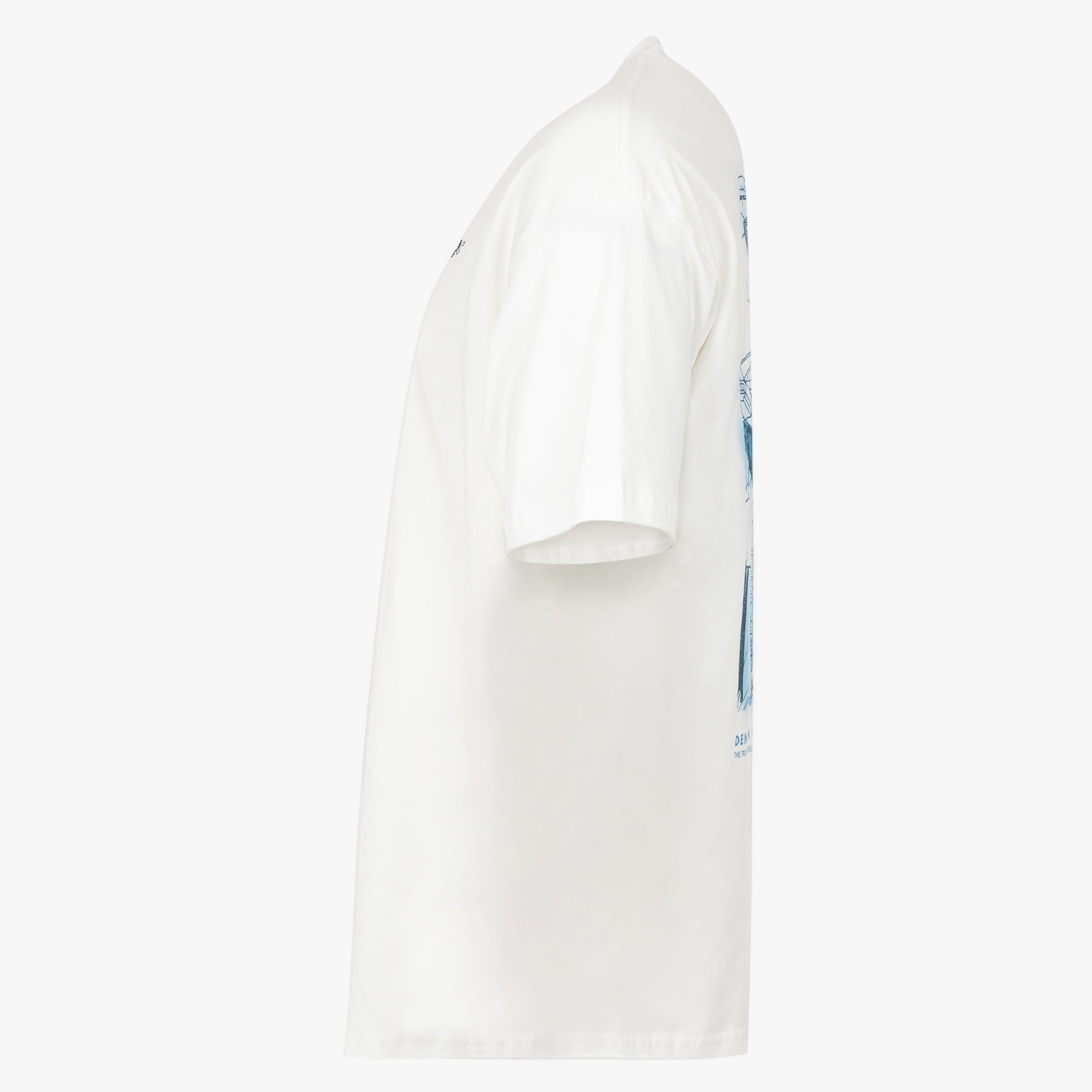 Denham T-Shirt Backprint Wit | Ueno Graphic