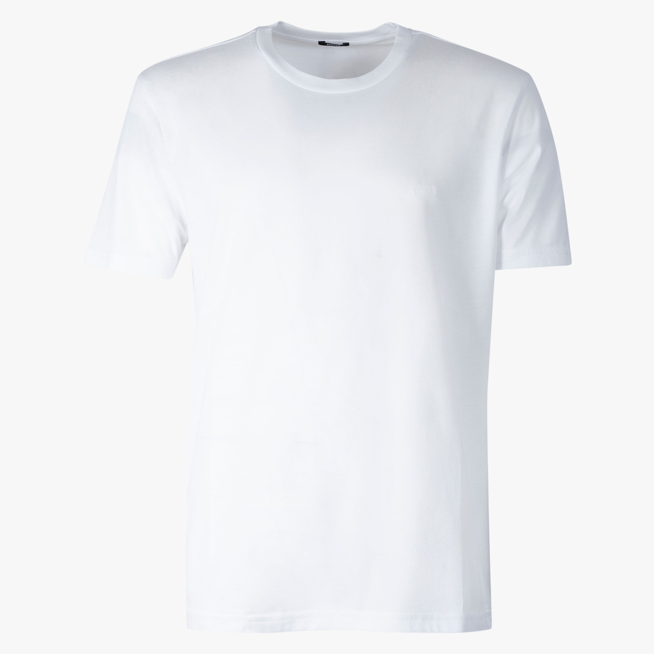 Denham T-Shirt Wit | Scissor Tee