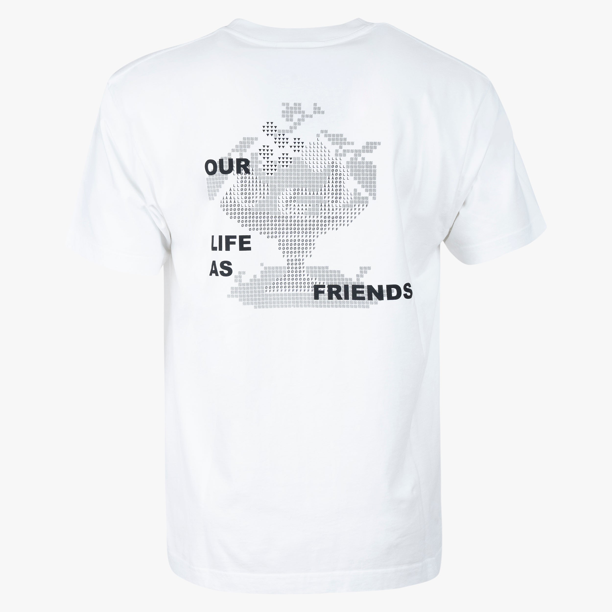 Olaf T-Shirt Backprint Wit | Crafted Fruit Bowl