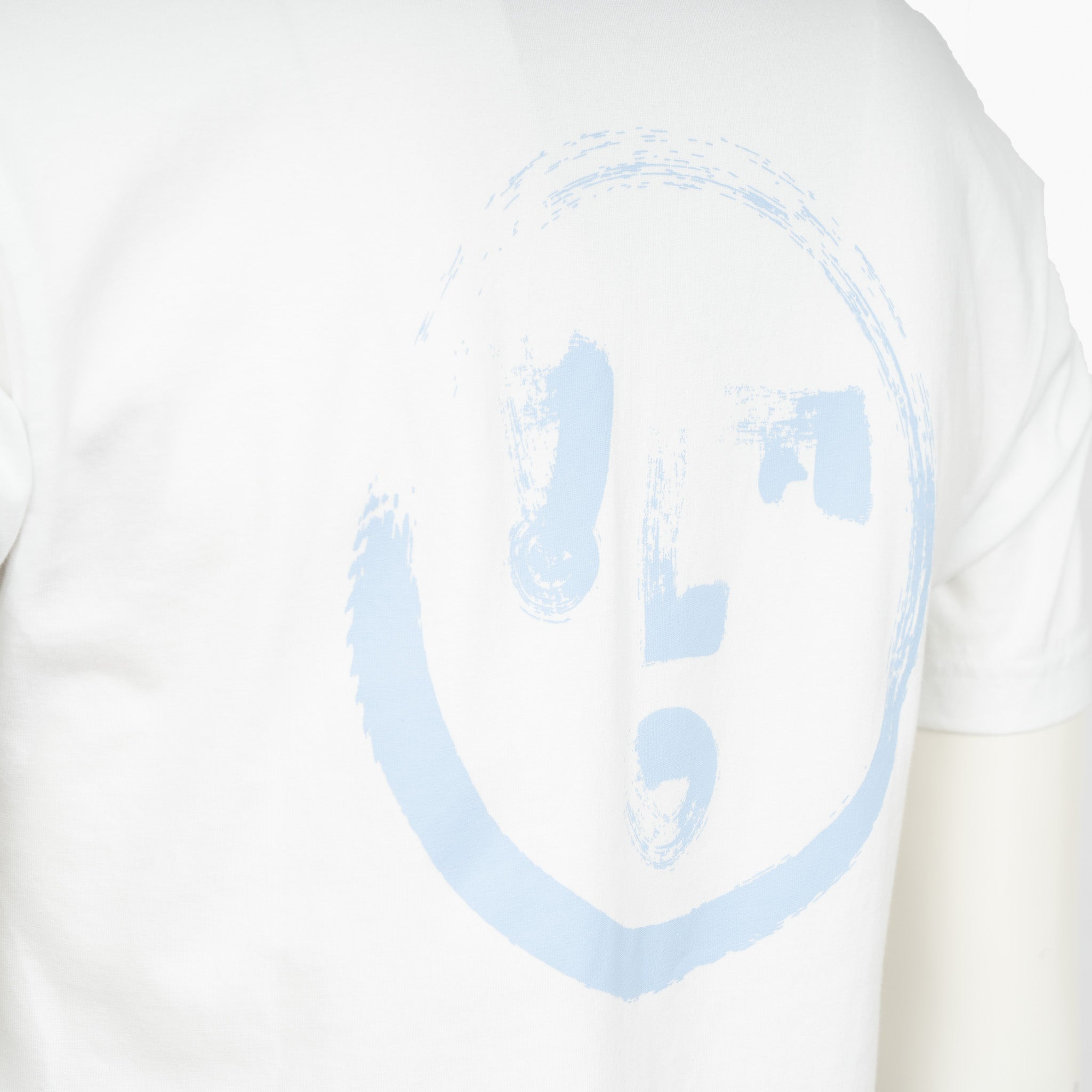 Olaf T-Shirt Backprint Wit | Brushstroke Face