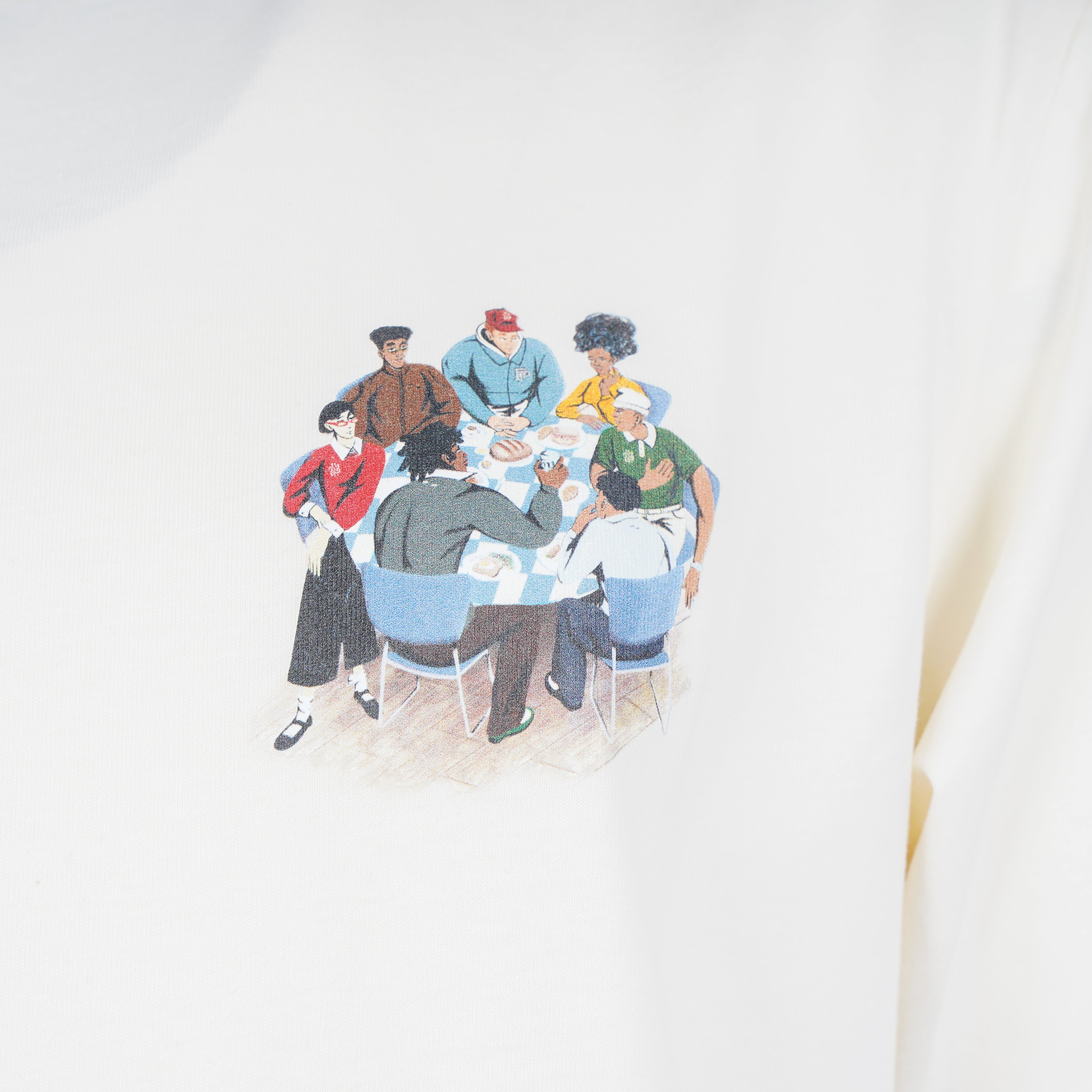 Filling Pieces T-Shirt Backprint Crème | Supper