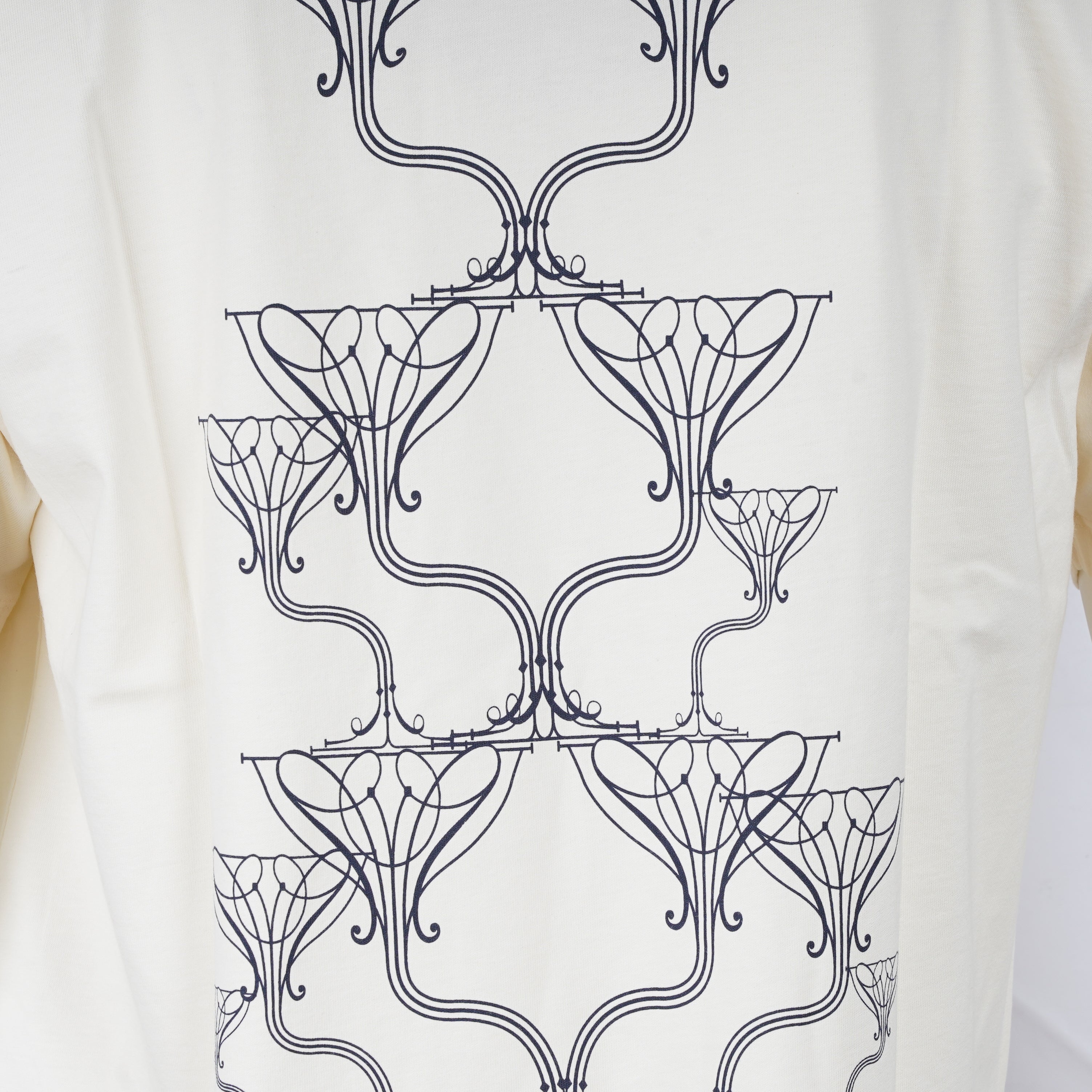 Filling Pieces T-Shirt Backprint Crème | Champagne