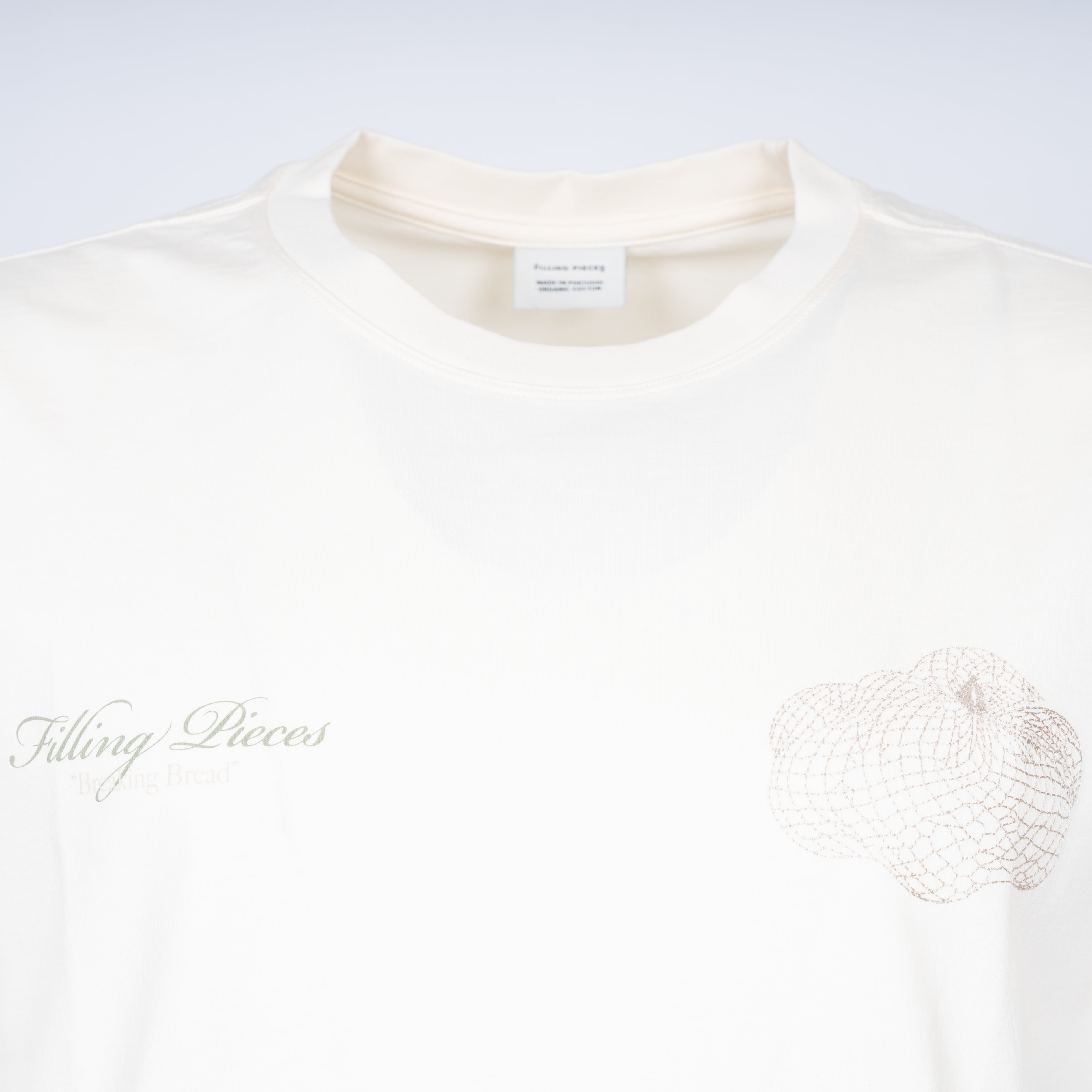 Filling Pieces T-Shirt Backprint Crème | Citrus