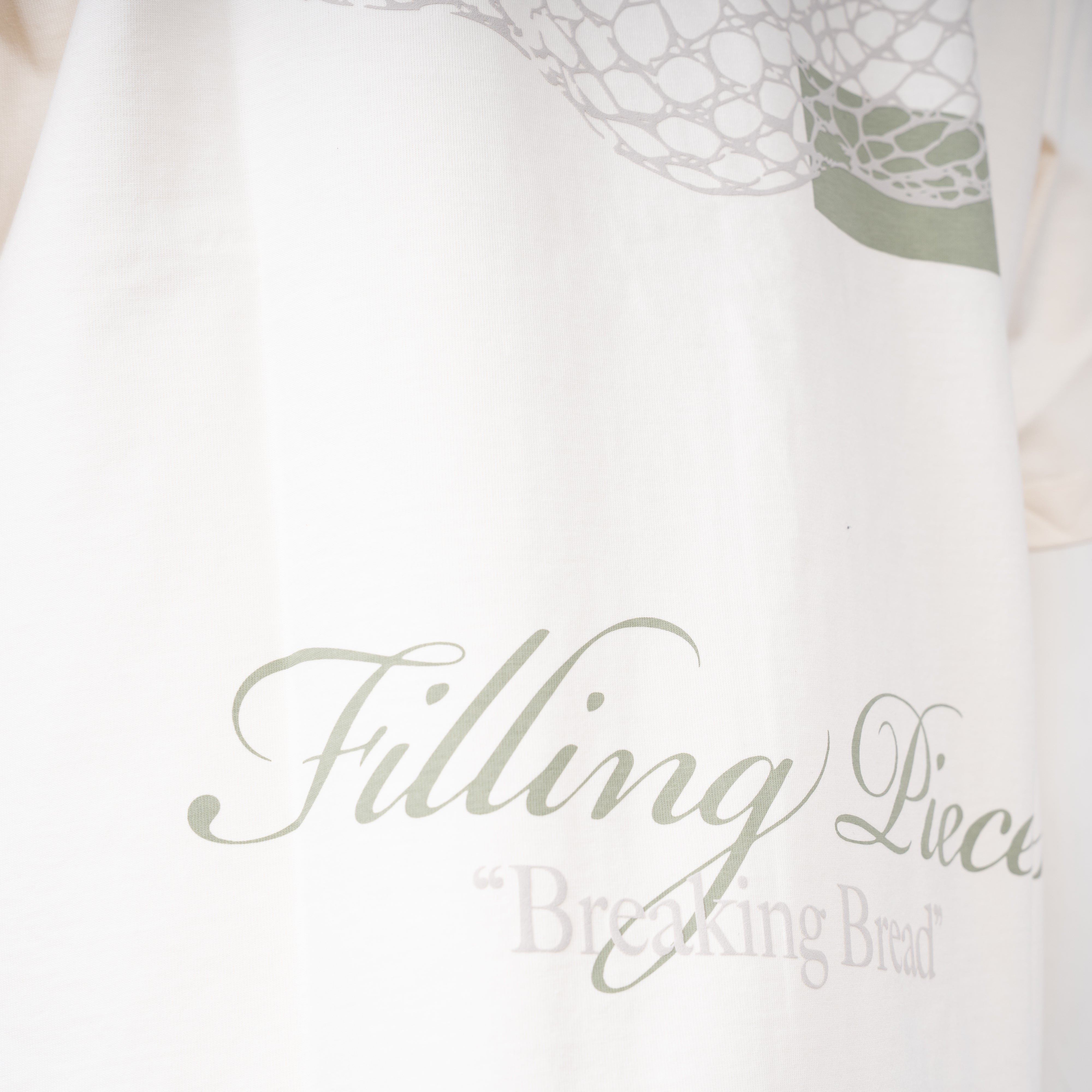 Filling Pieces T-Shirt Backprint Crème | Citrus