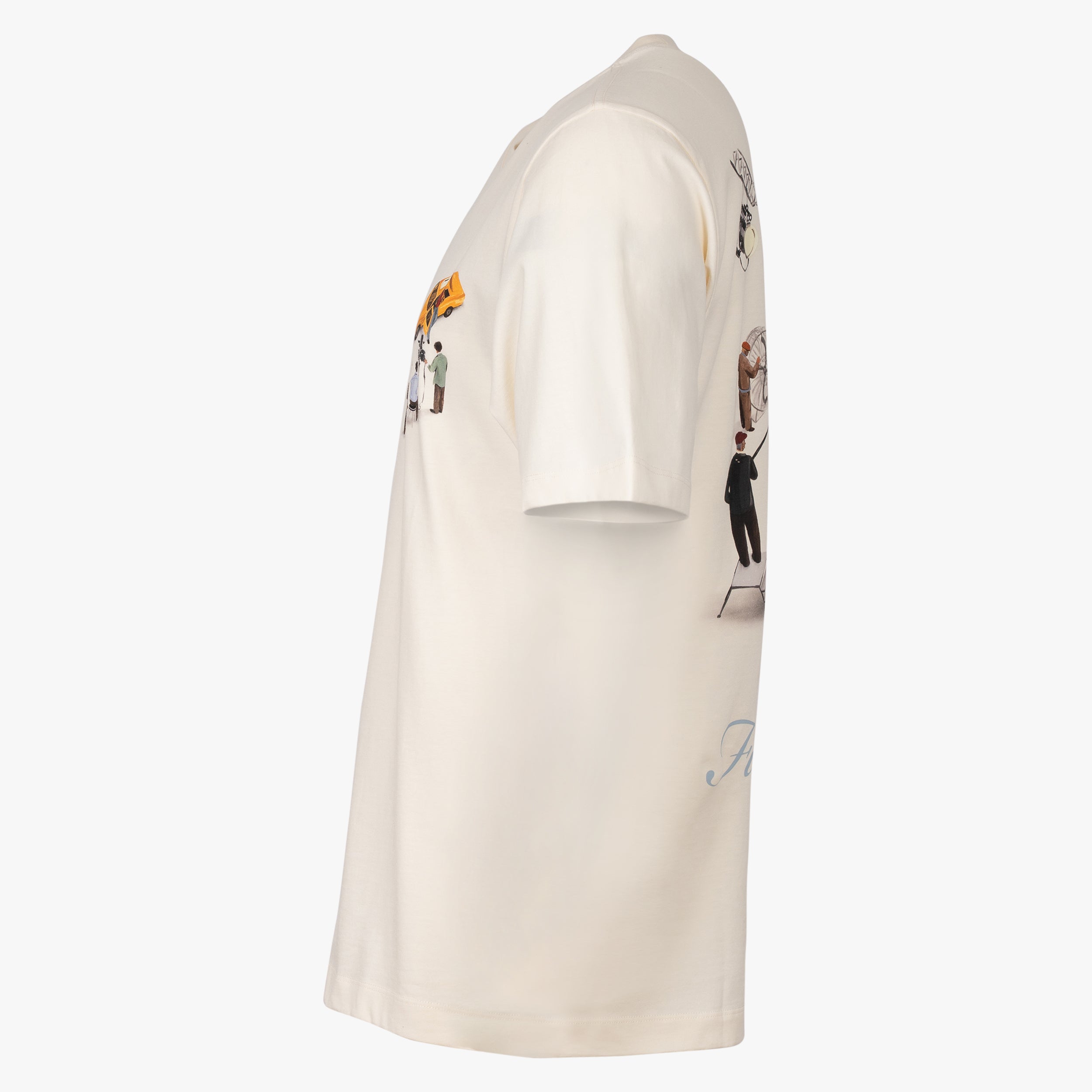 Filling Pieces T-Shirt Backprint Crème | Film Set