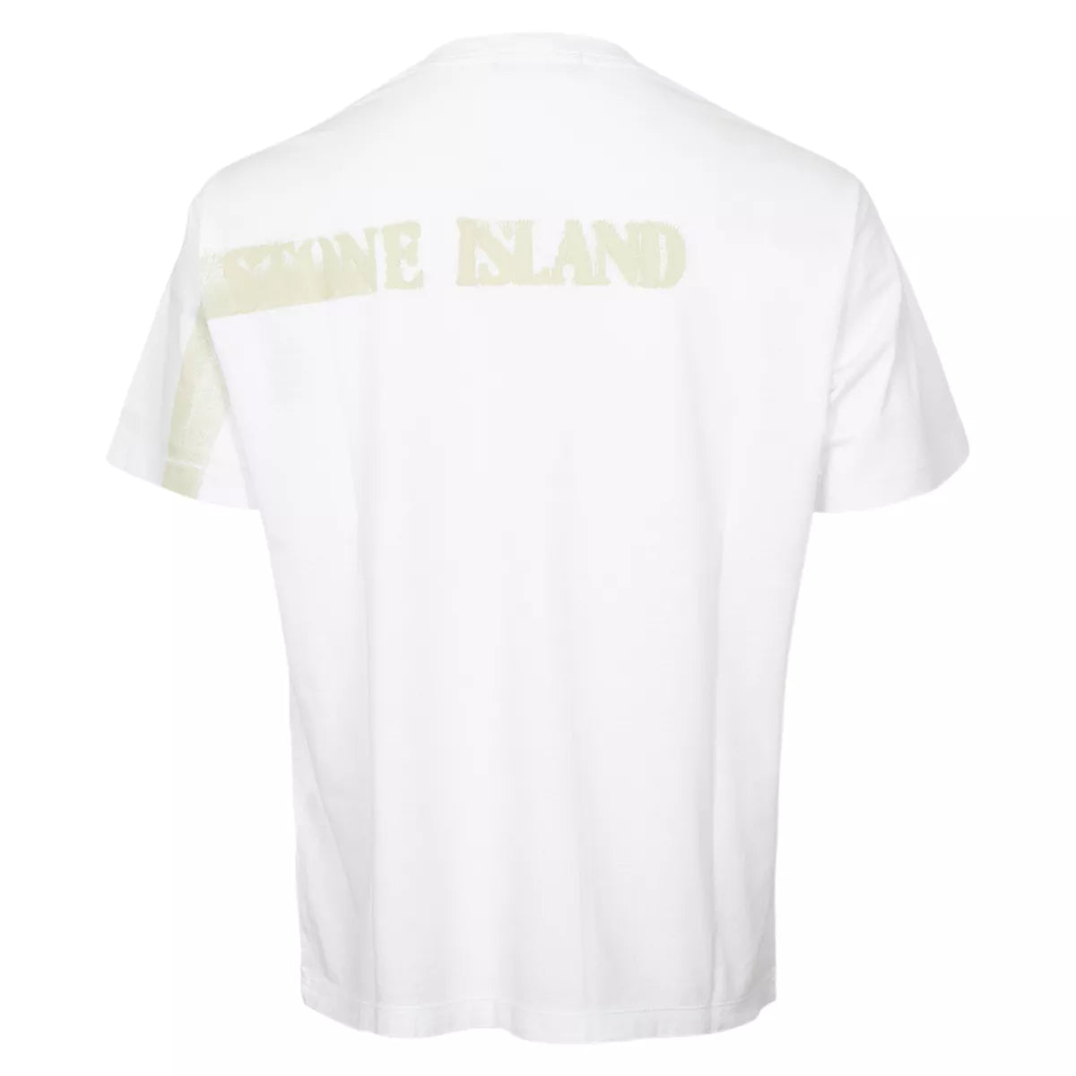 Stone Island T-shirt wit | Backprint